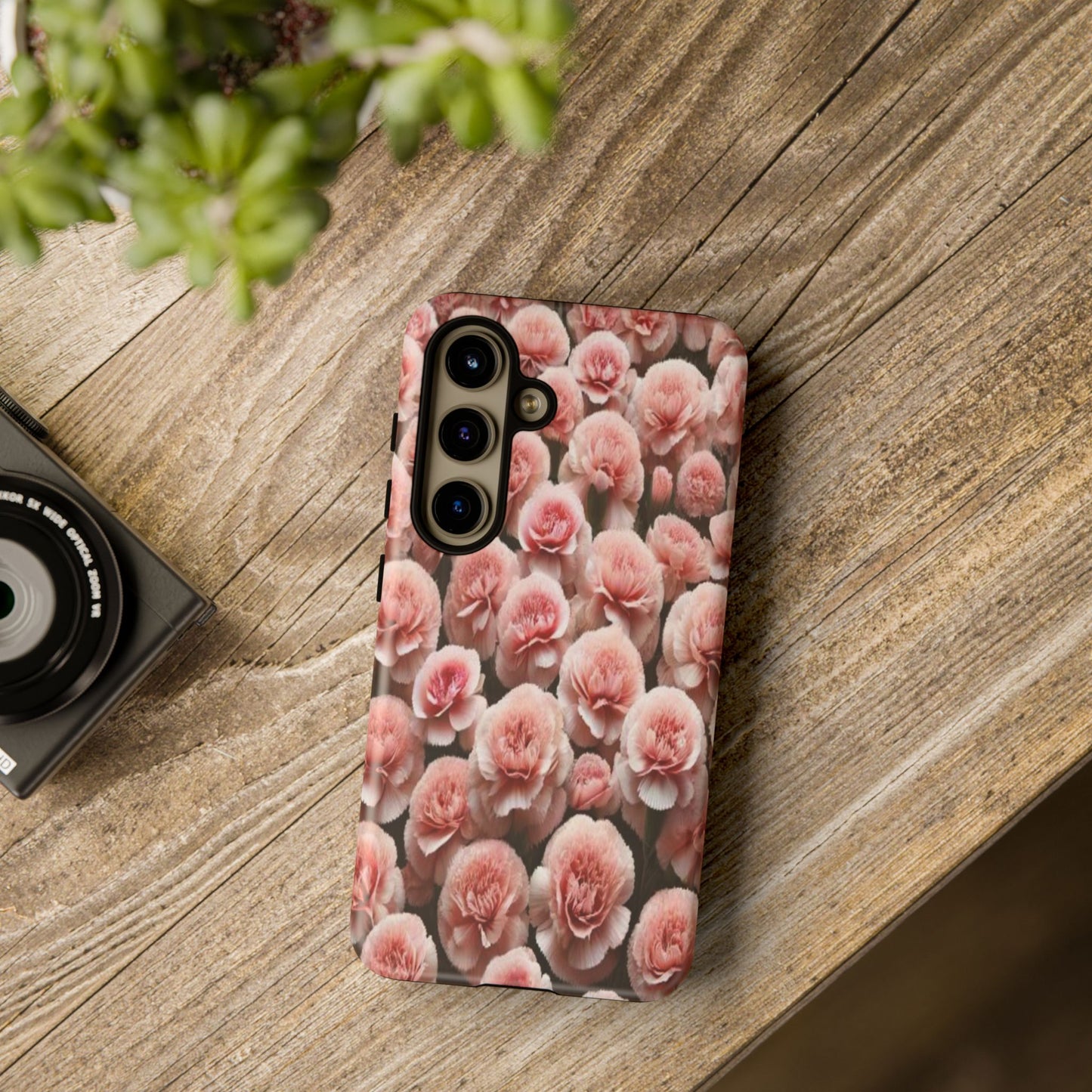 Pink Carnations - Durable Tough Phone Cases
