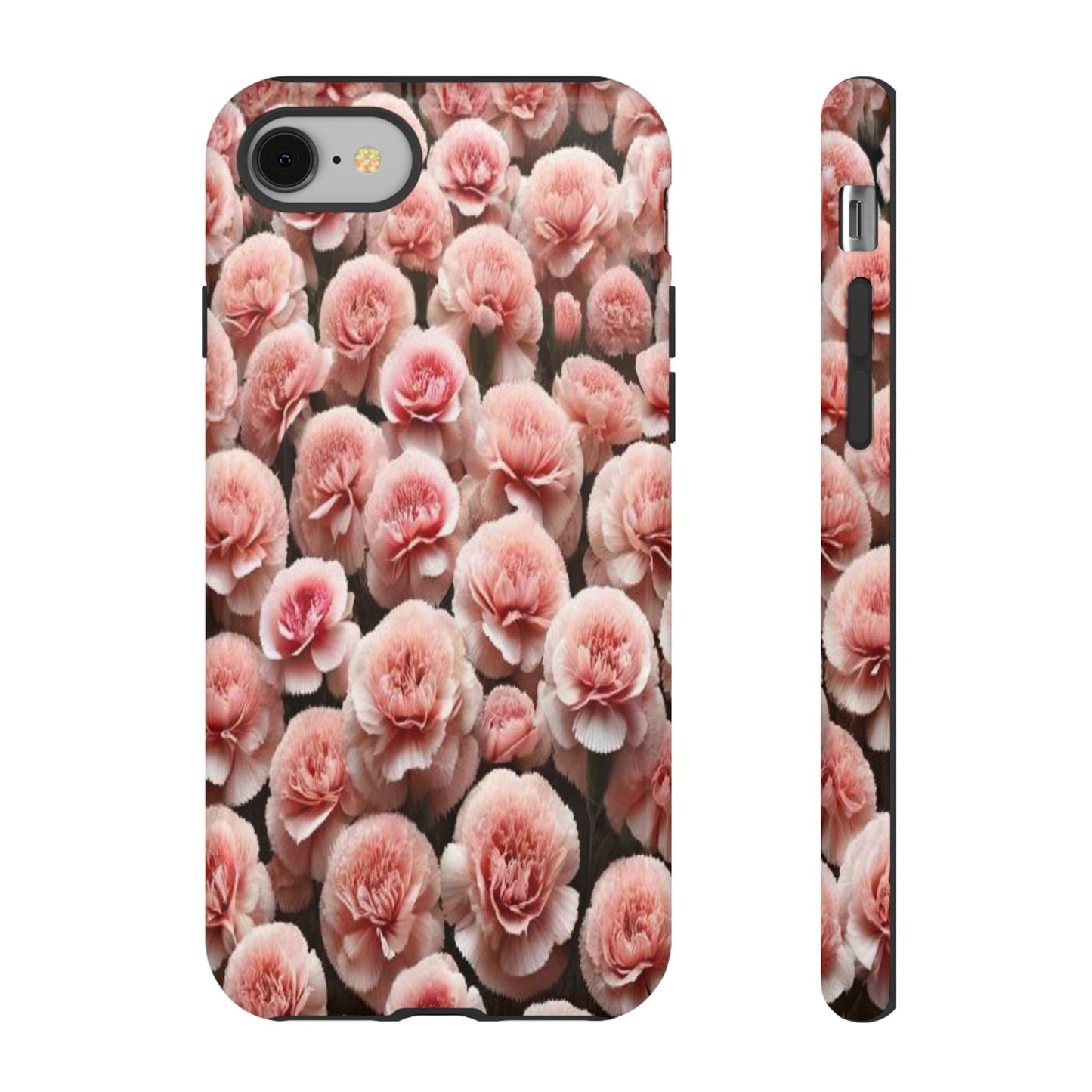 Pink Carnations - Durable Tough Phone Cases