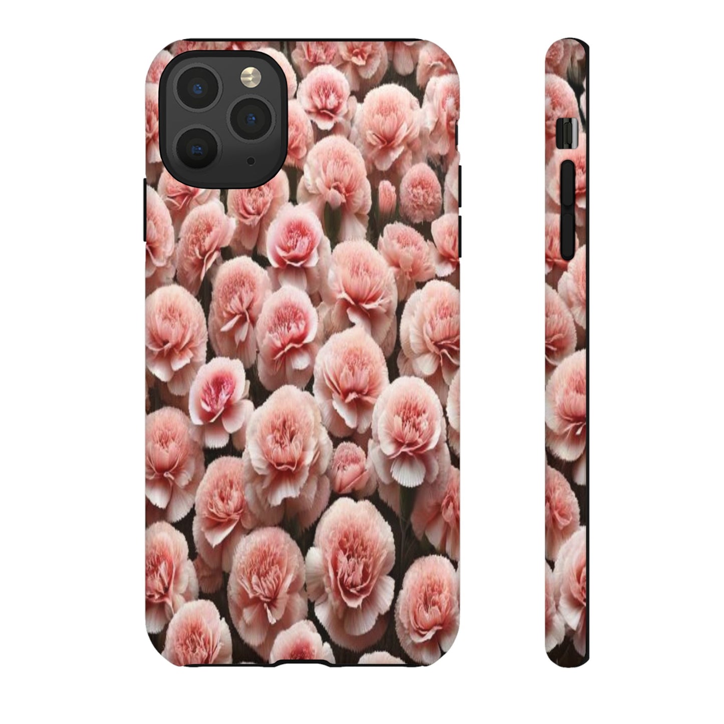 Pink Carnations - Durable Tough Phone Cases
