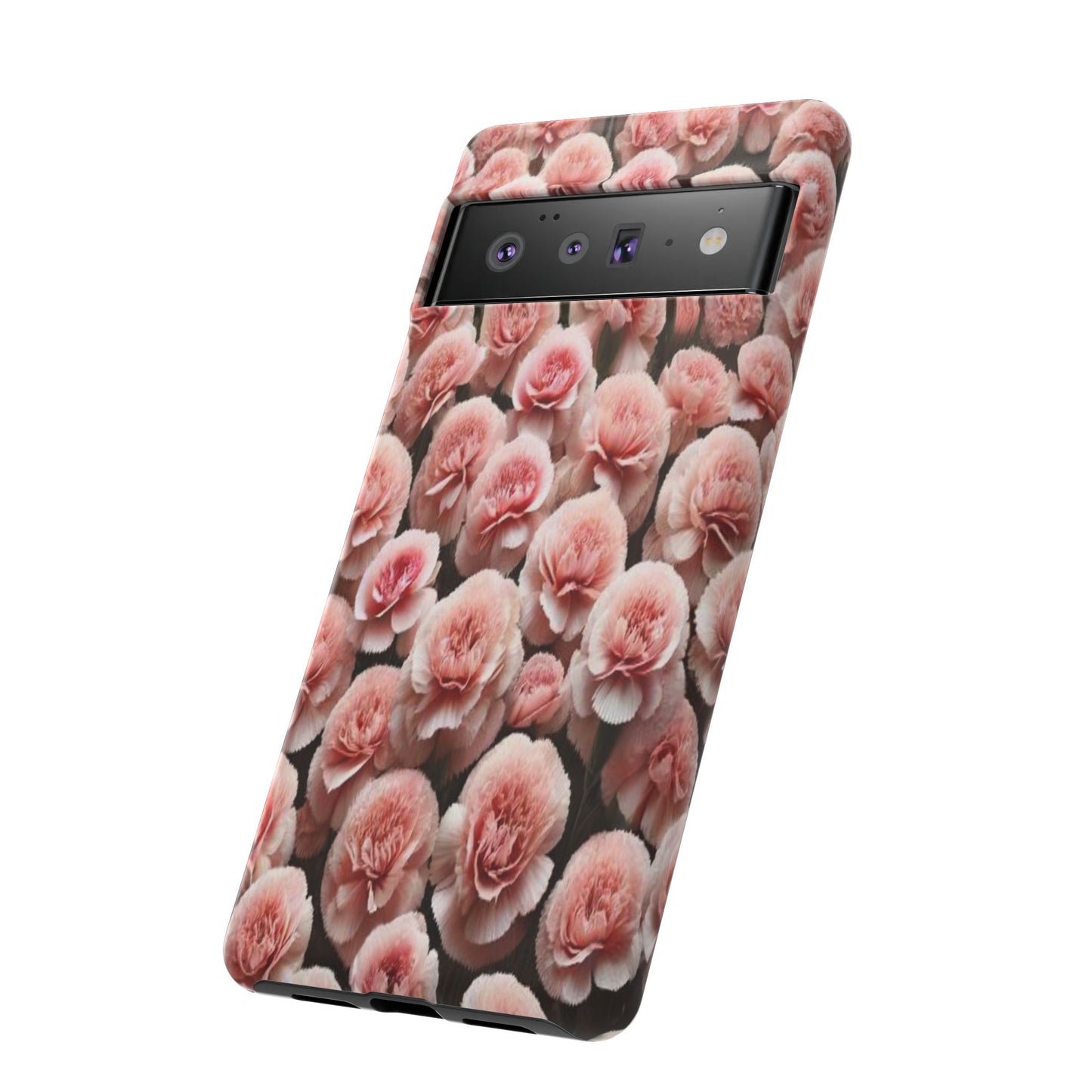 Pink Carnations - Durable Tough Phone Cases
