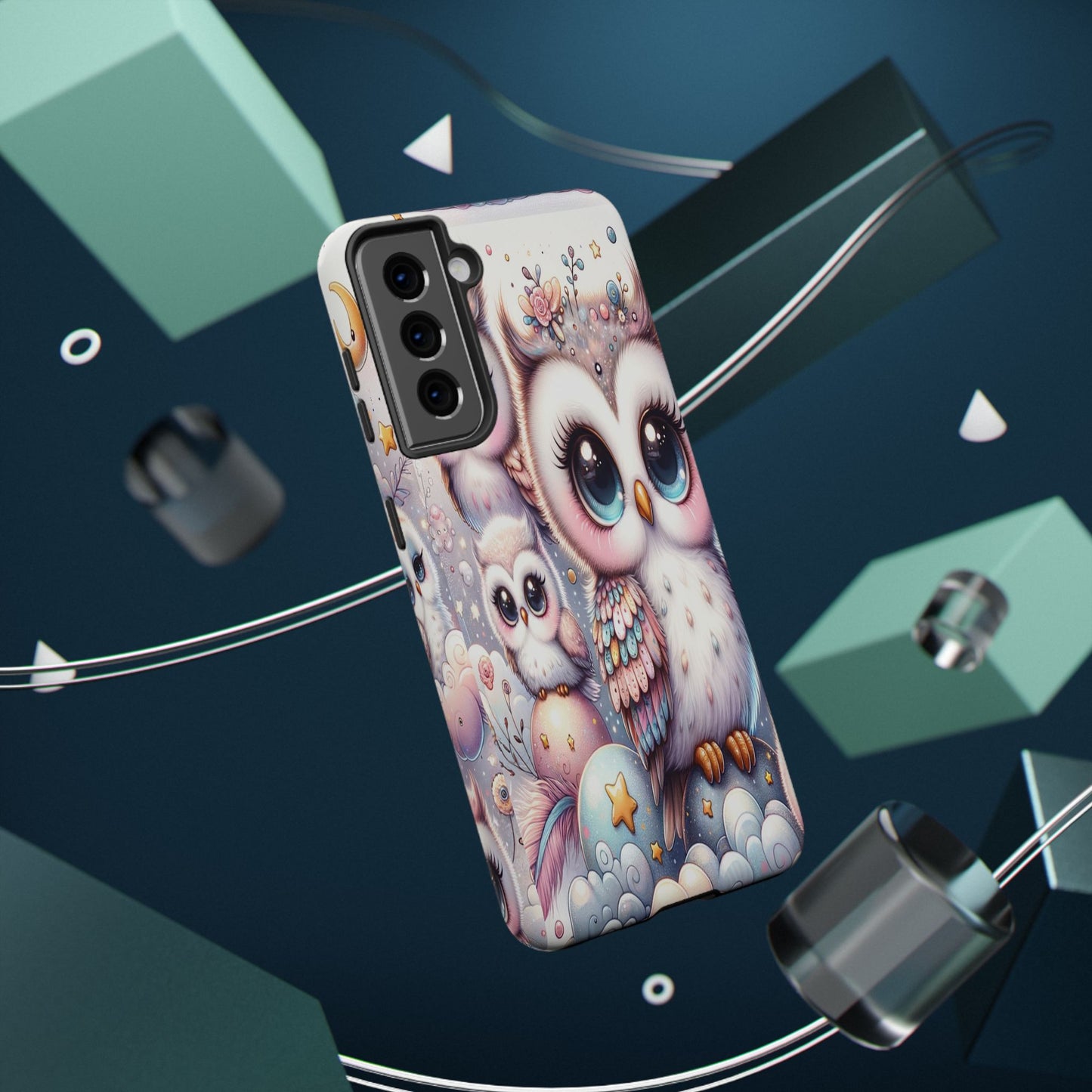 Cutesy Owl Impact-Resistant Phone Cases