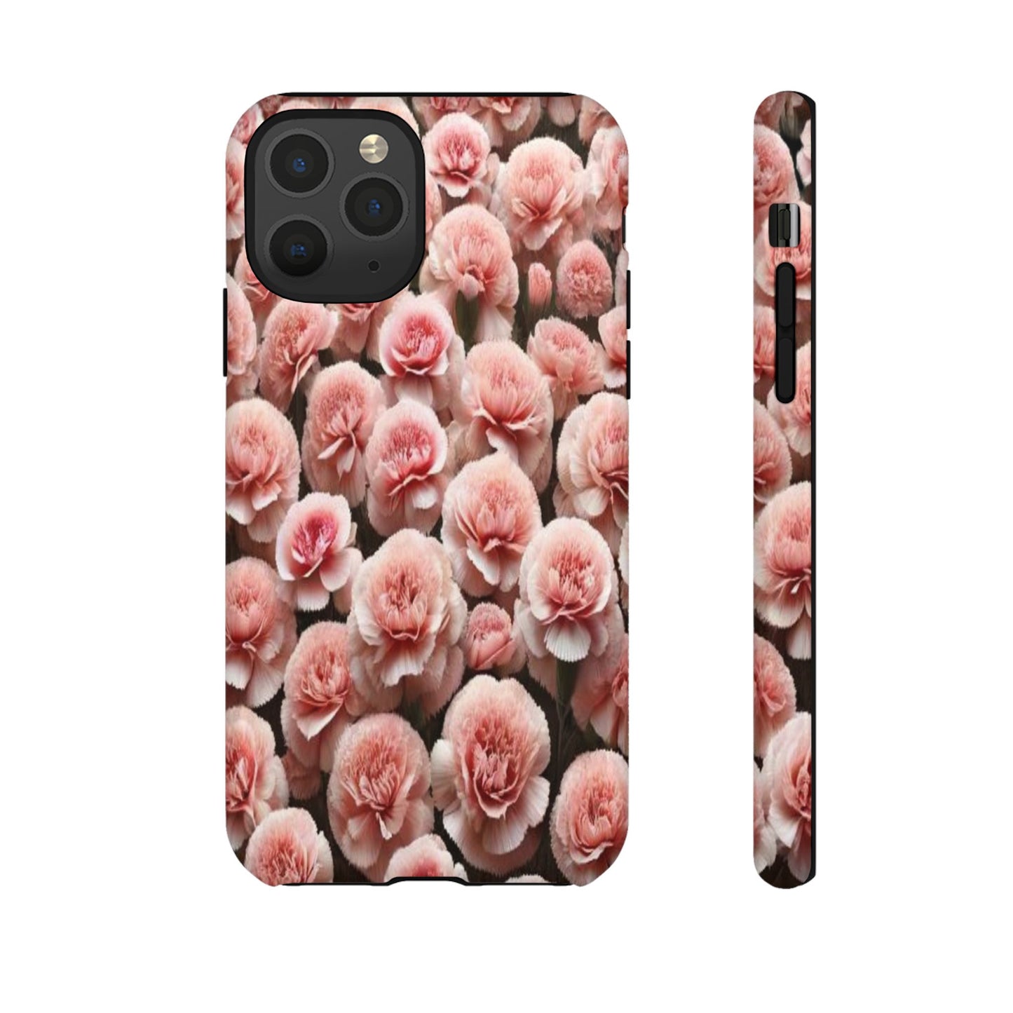 Pink Carnations - Durable Tough Phone Cases