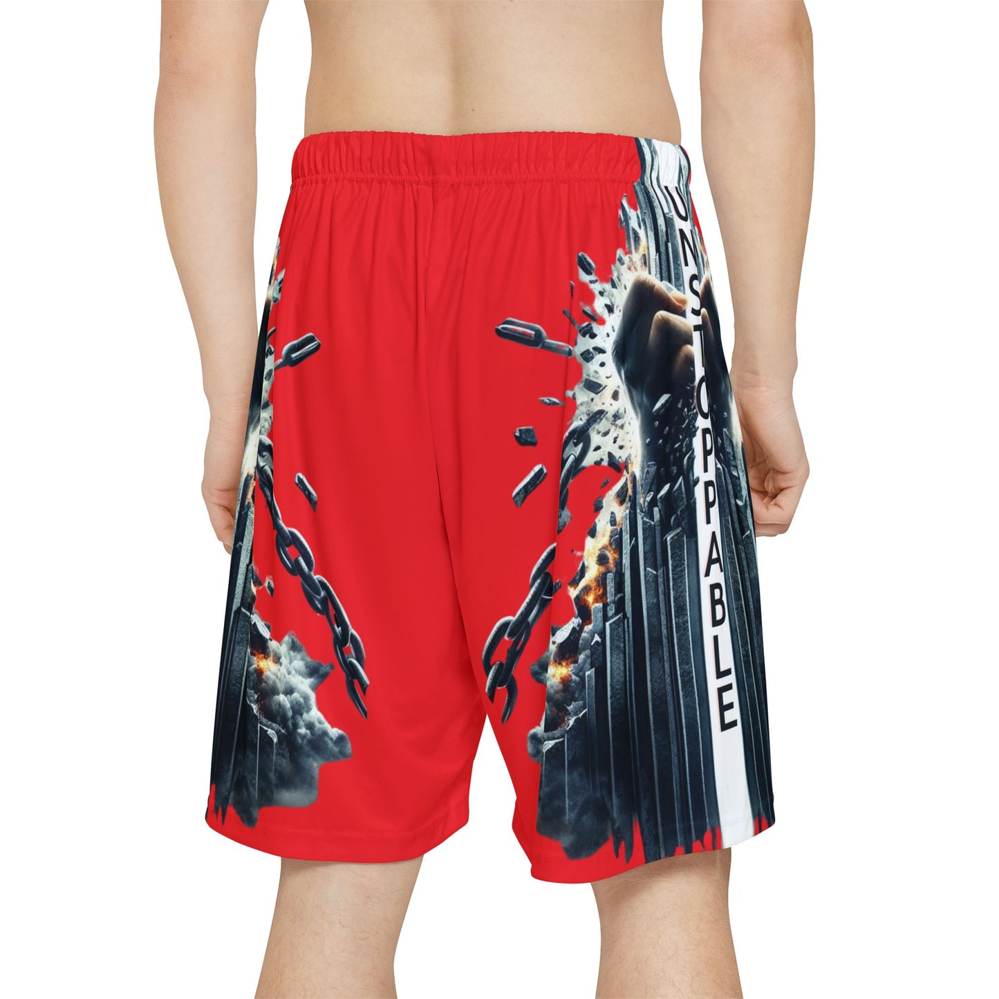 UNSTOPPABLE Men’s Sports Shorts - Red