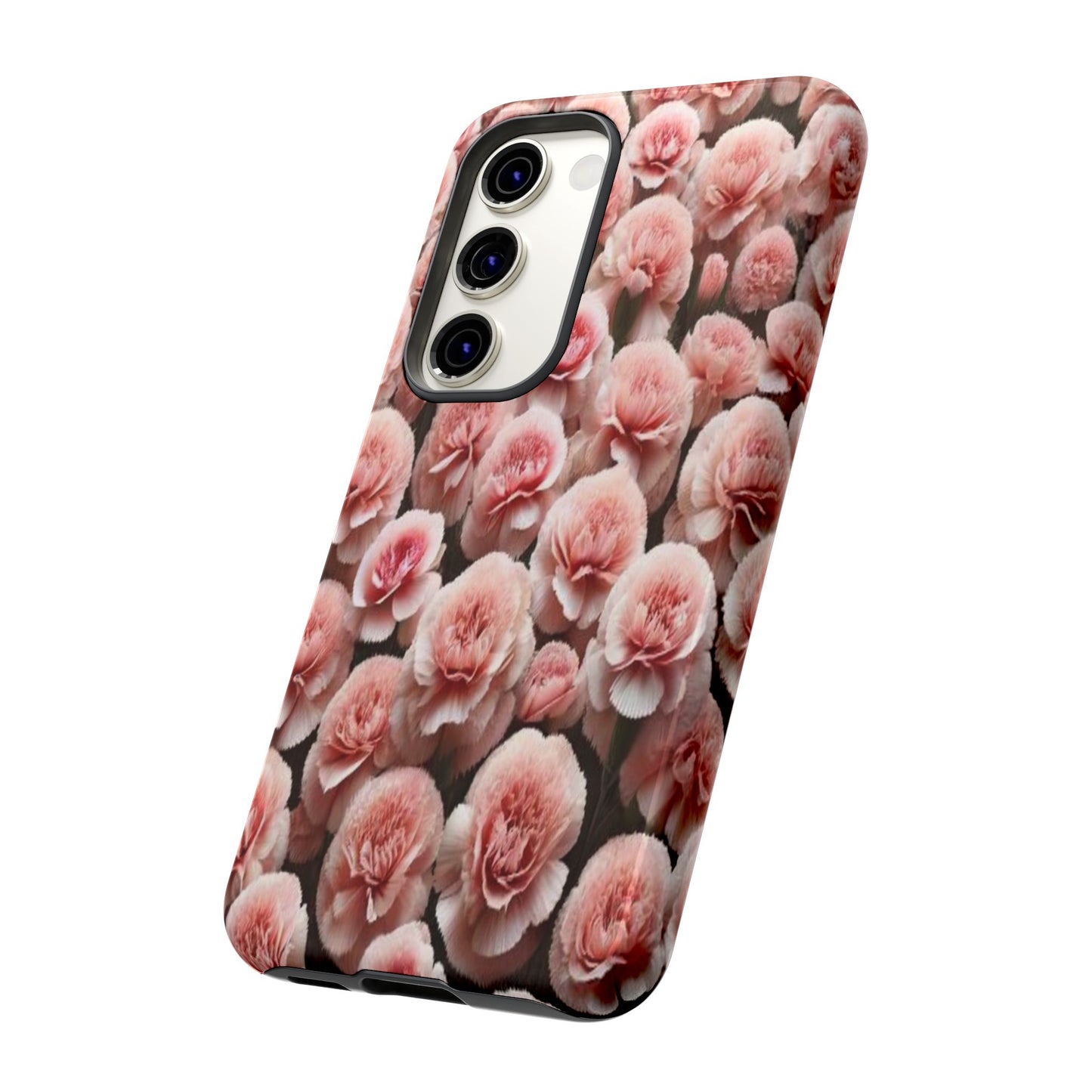 Pink Carnations - Durable Tough Phone Cases
