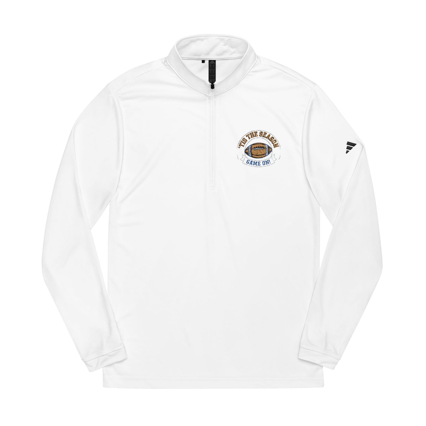 adidas® 'Tis The Season-Game On, Quarter-Zip Pullover (Embroidery)