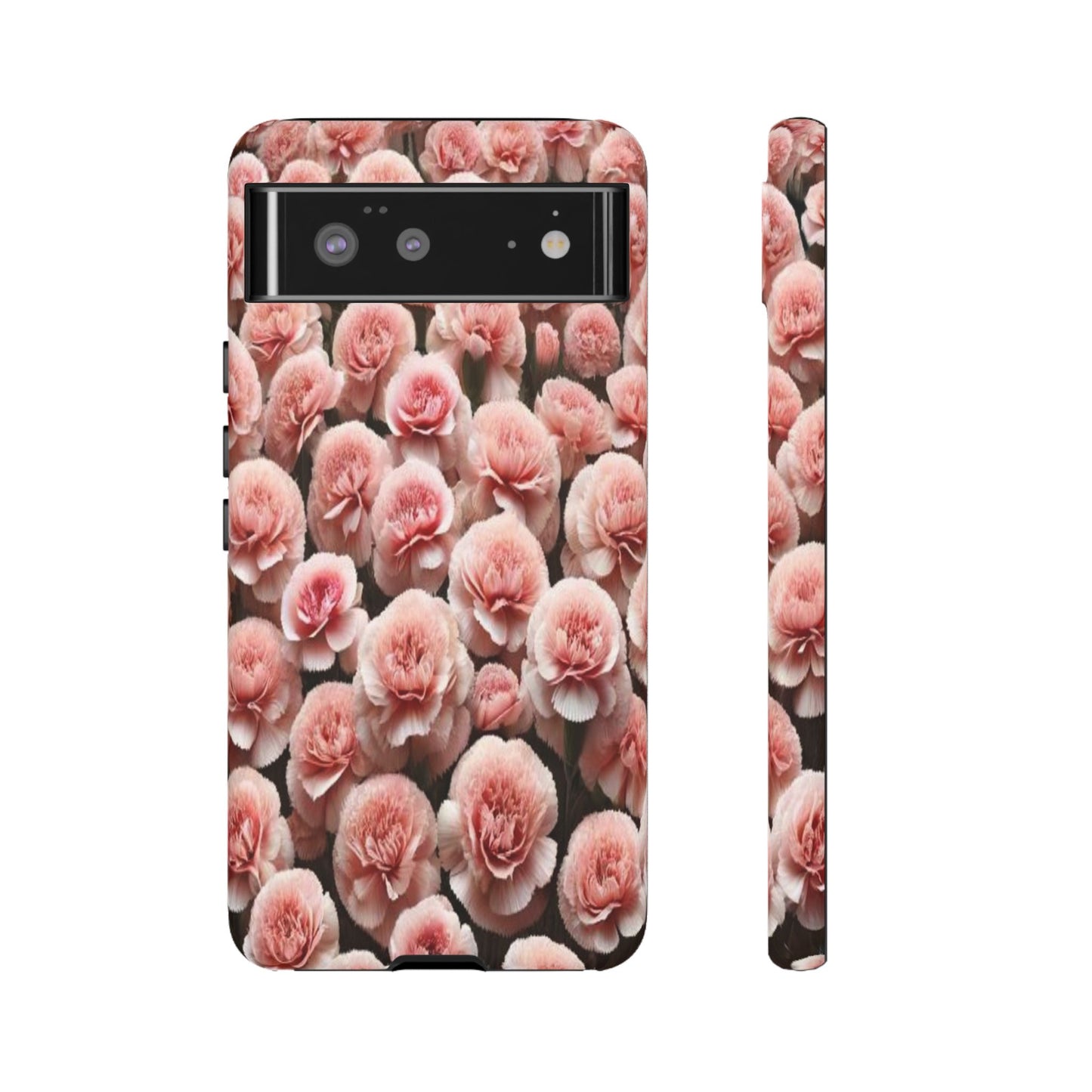 Pink Carnations - Durable Tough Phone Cases