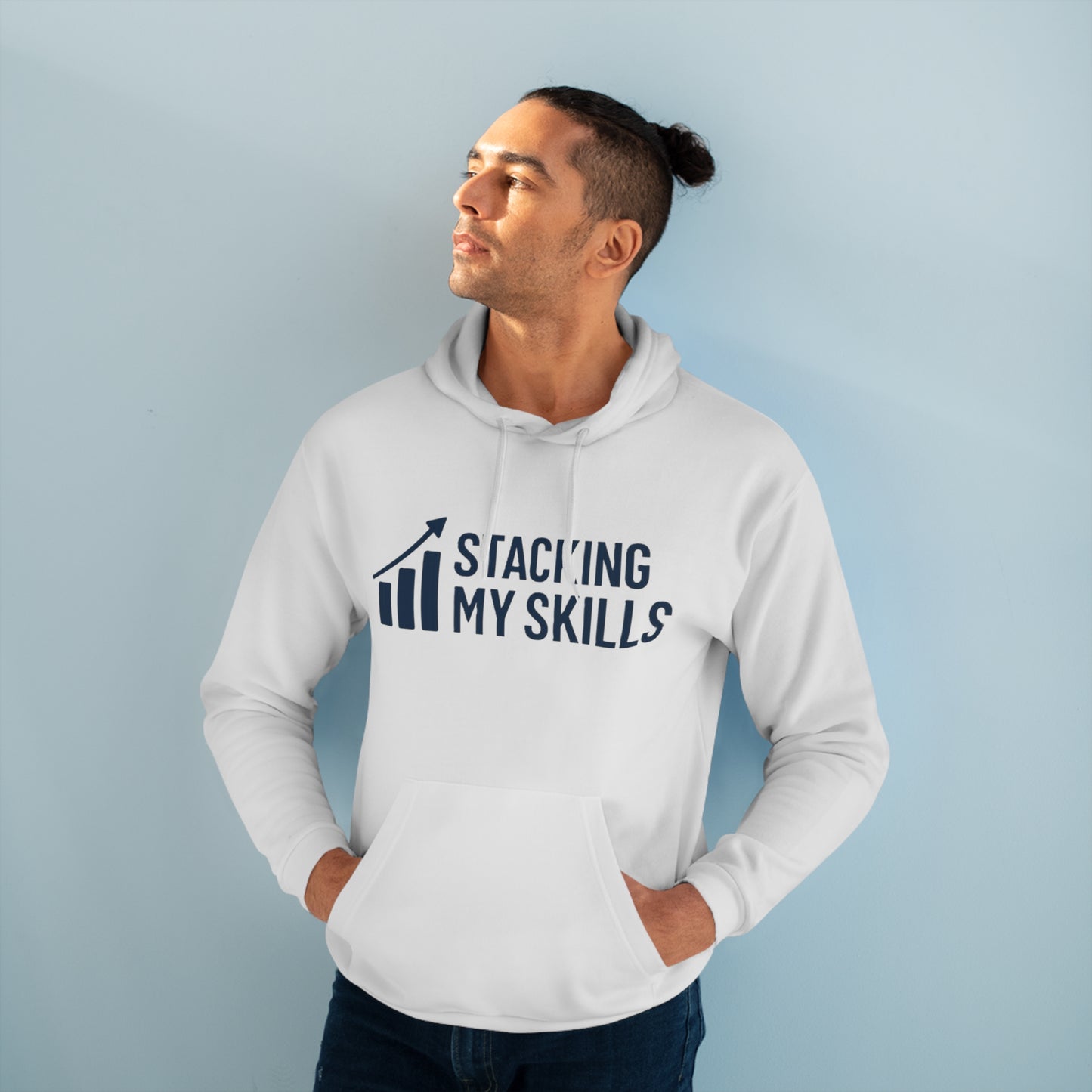 "Stacking My Skills" and "Crush It" Pullover Hoodie
