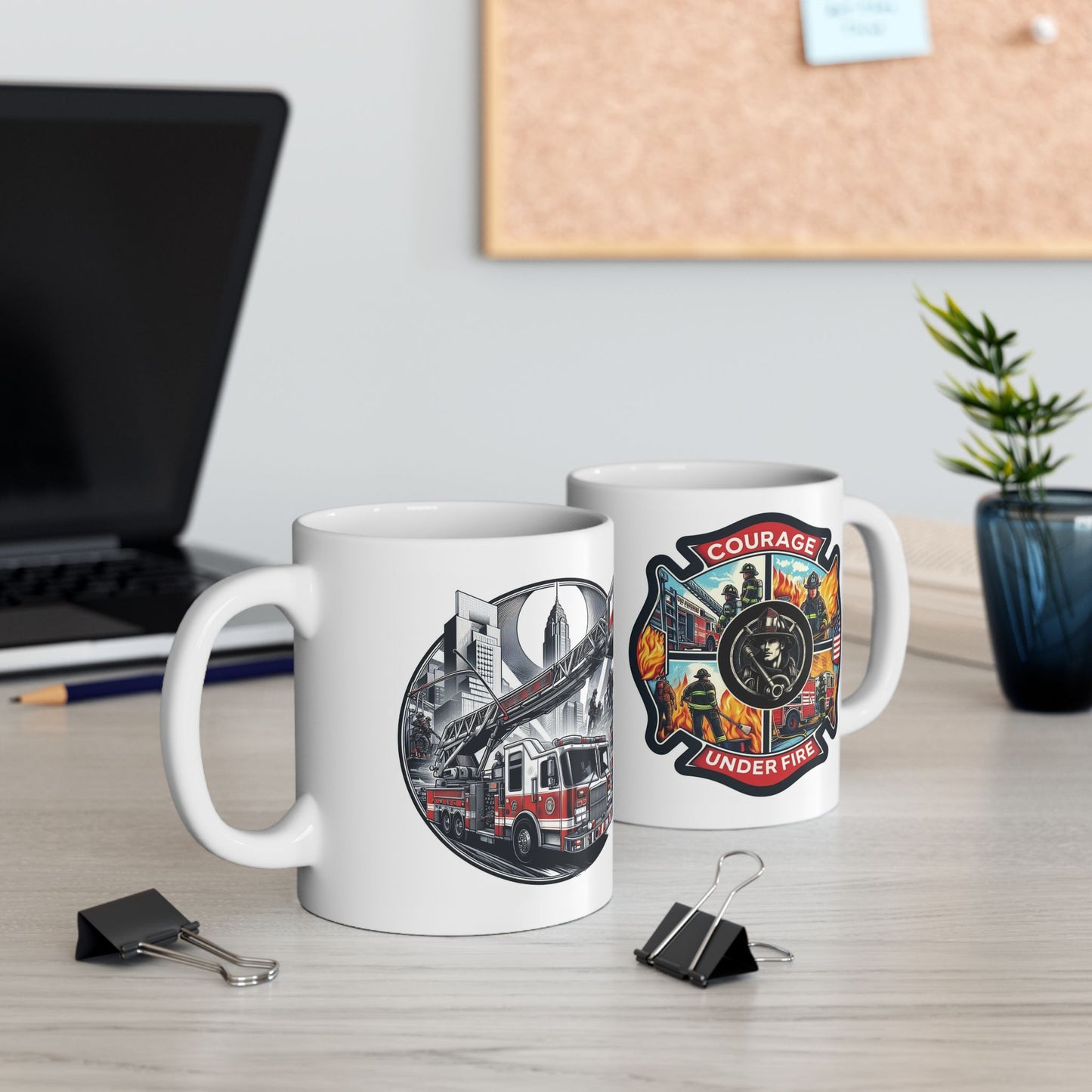 Courage Under Fire - Hook and Ladder - 11oz Ceramic Mug