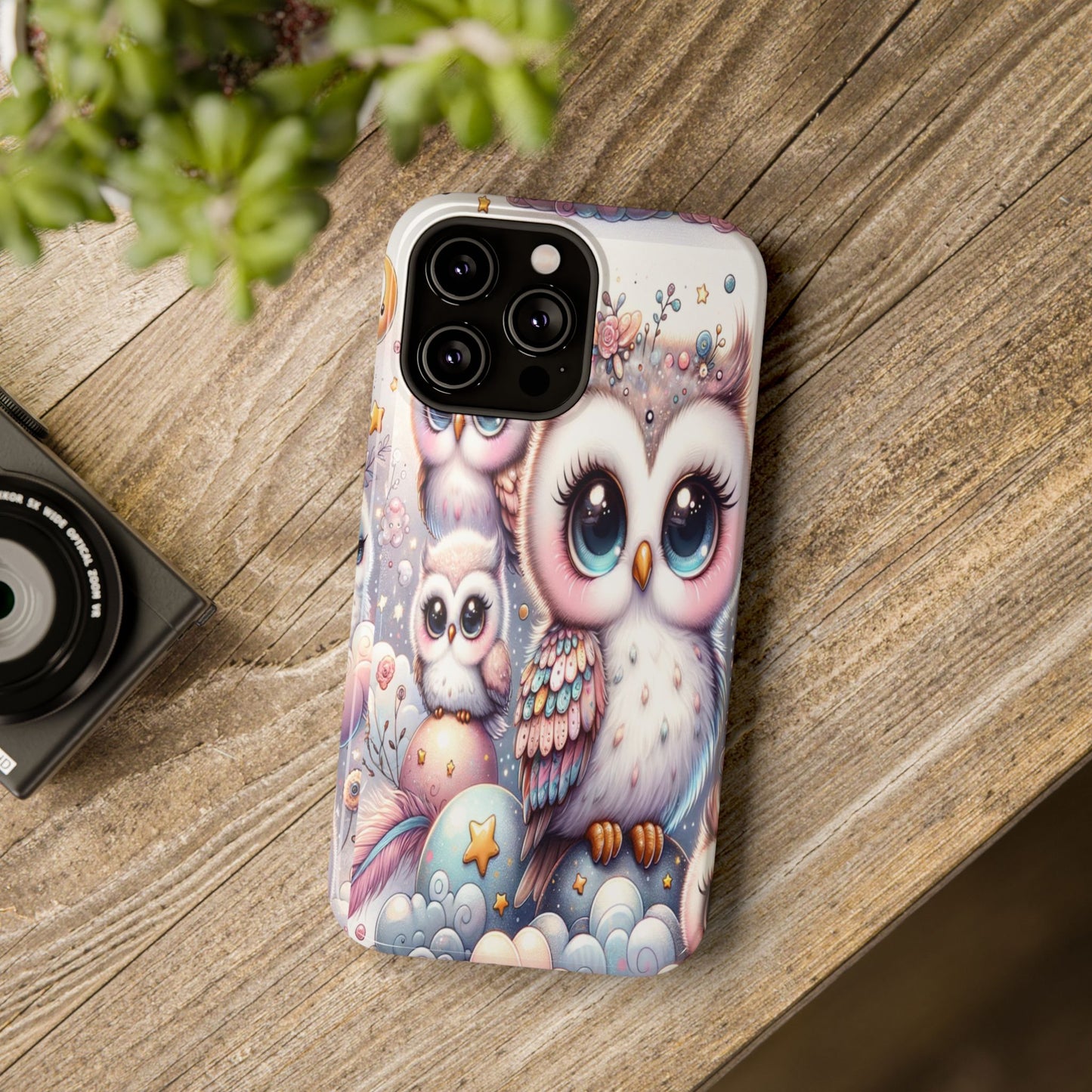 Cutesy Owl Impact-Resistant Phone Cases