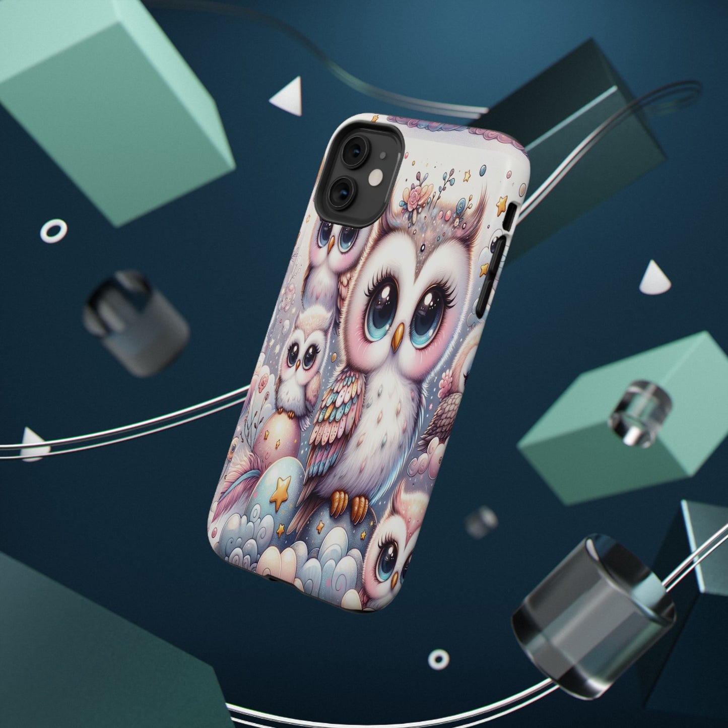 Cutesy Owl Impact-Resistant Phone Cases