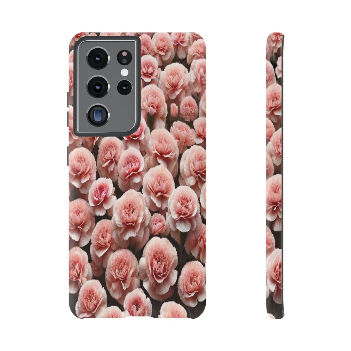 Pink Carnations - Durable Tough Phone Cases