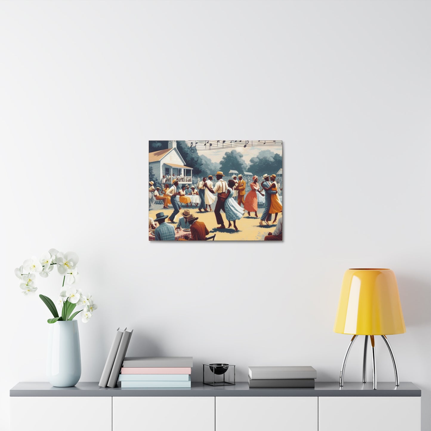 1, 2, Step - Wall Art on Stretched Canvas
