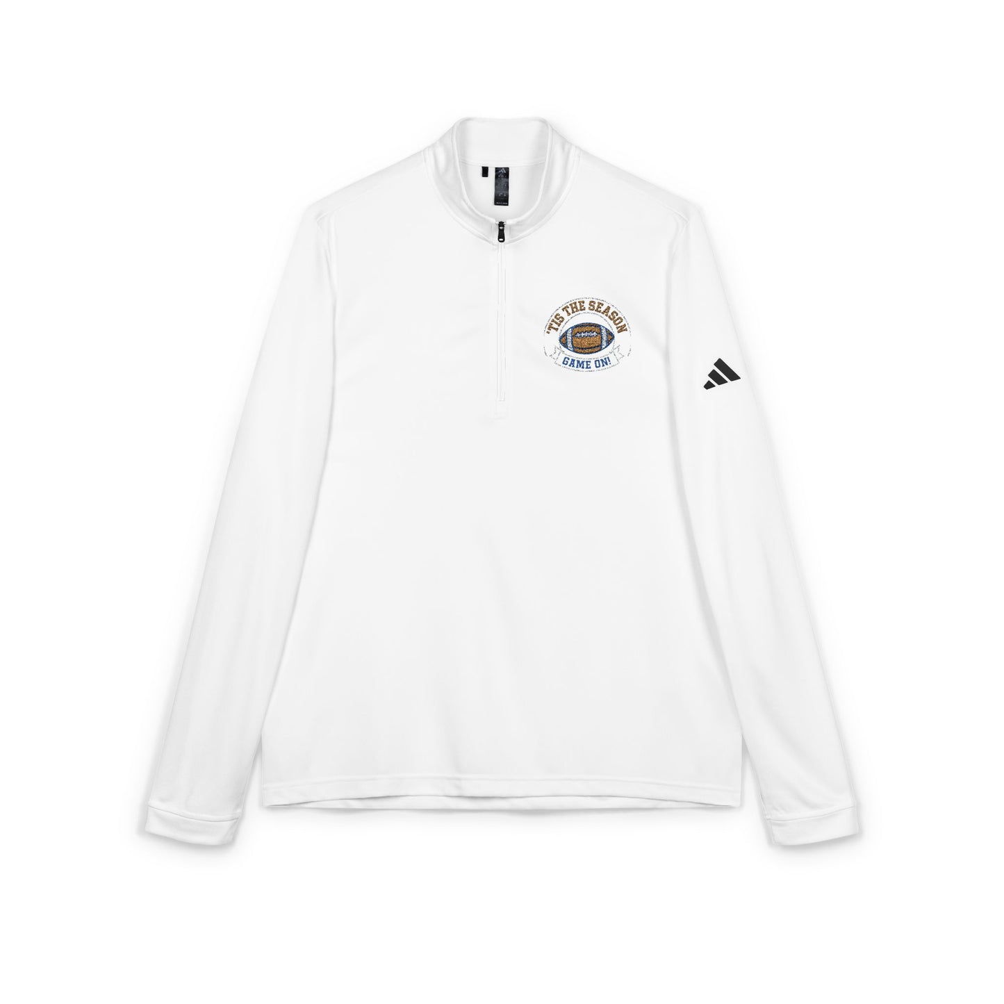 adidas® 'Tis The Season-Game On, Quarter-Zip Pullover (Embroidery)