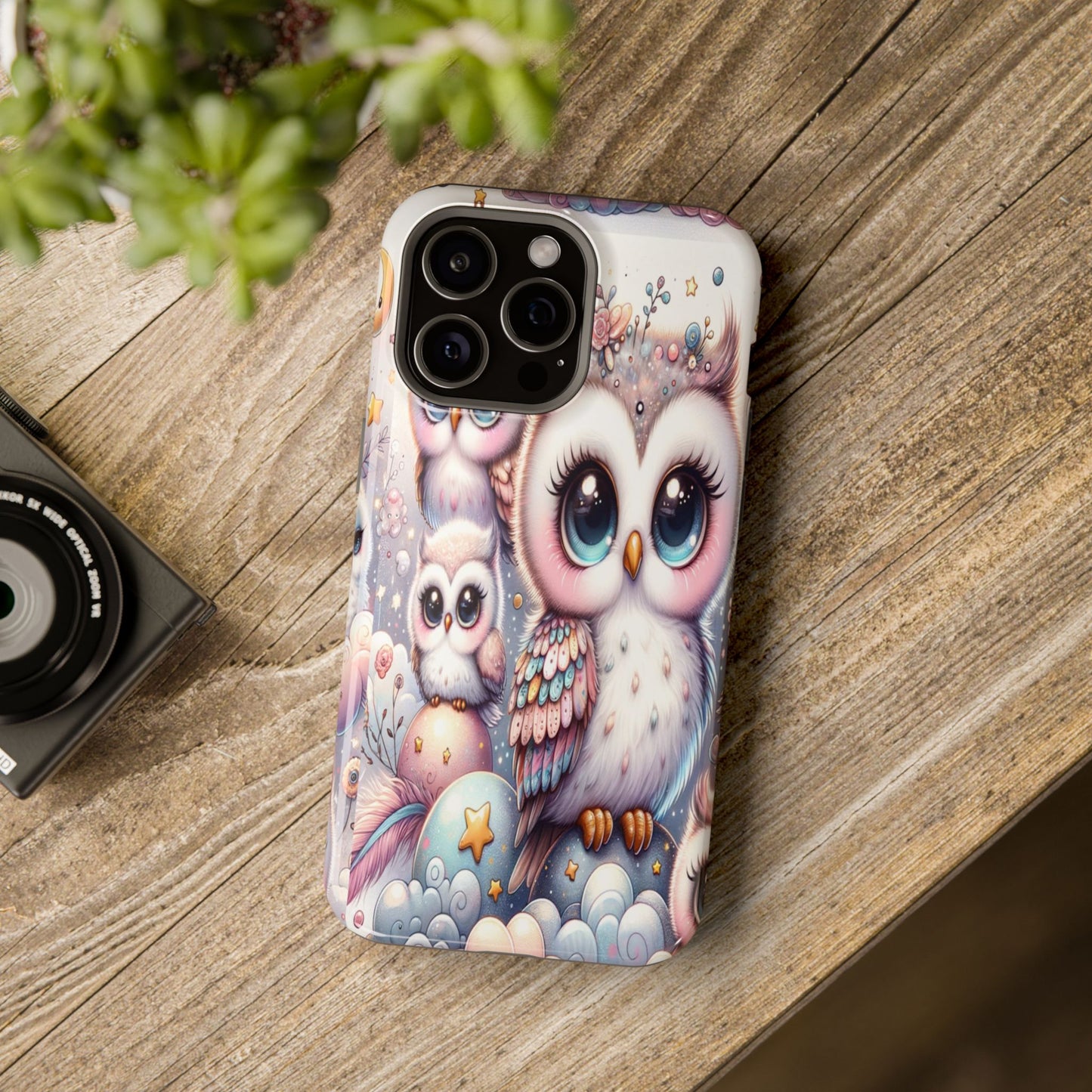 Cutesy Owl Impact-Resistant Phone Cases
