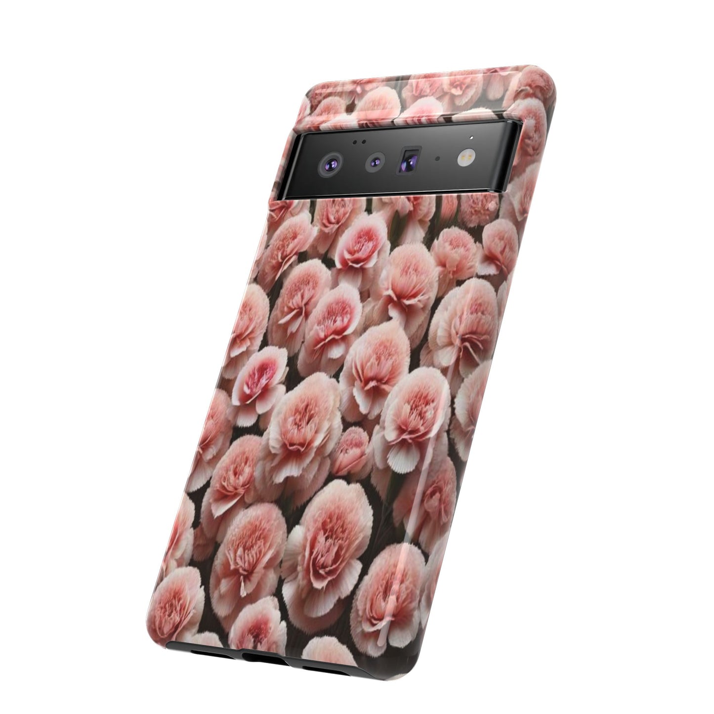 Pink Carnations - Durable Tough Phone Cases