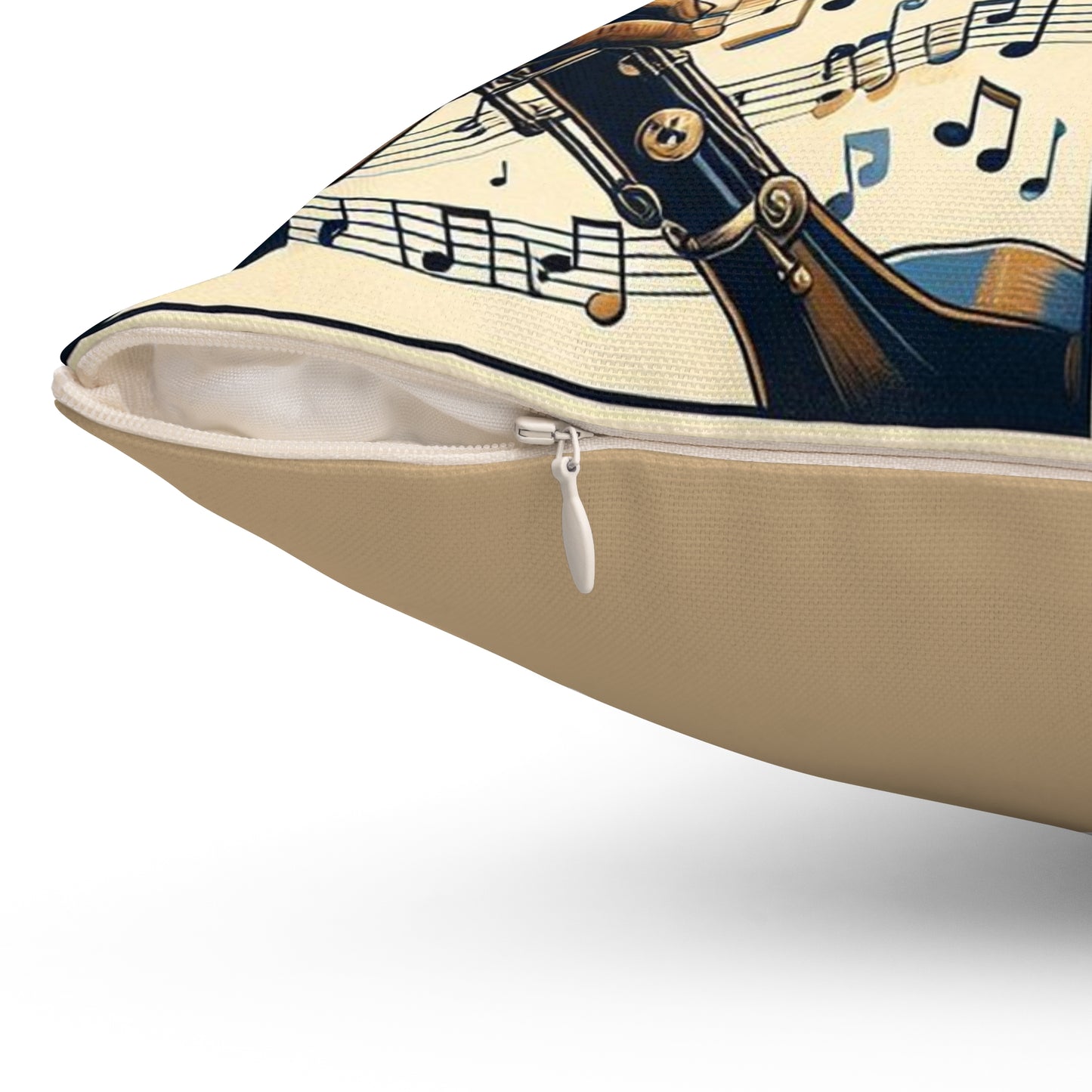 Jazz Is Life - Light Brown Pillow