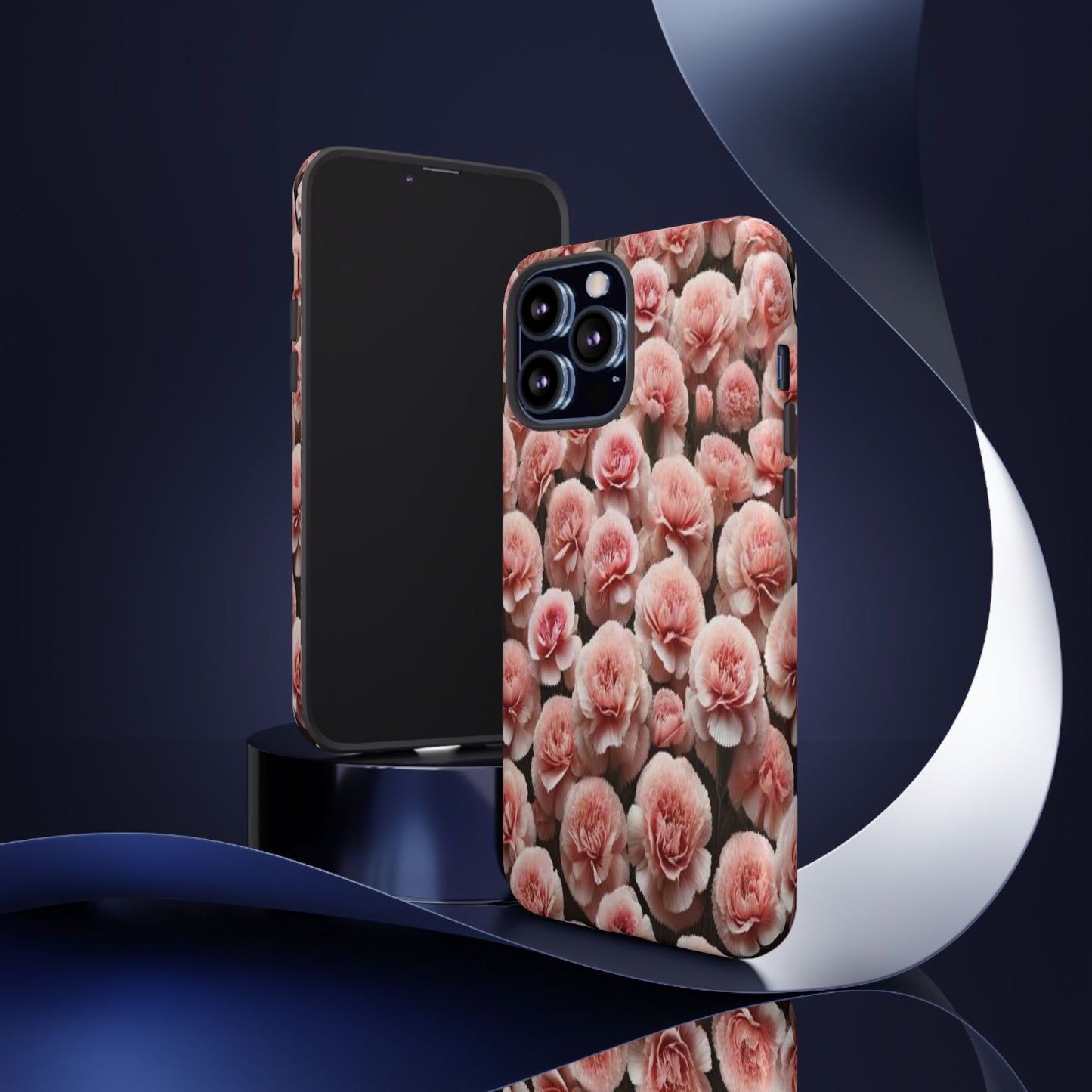 Pink Carnations - Durable Tough Phone Cases