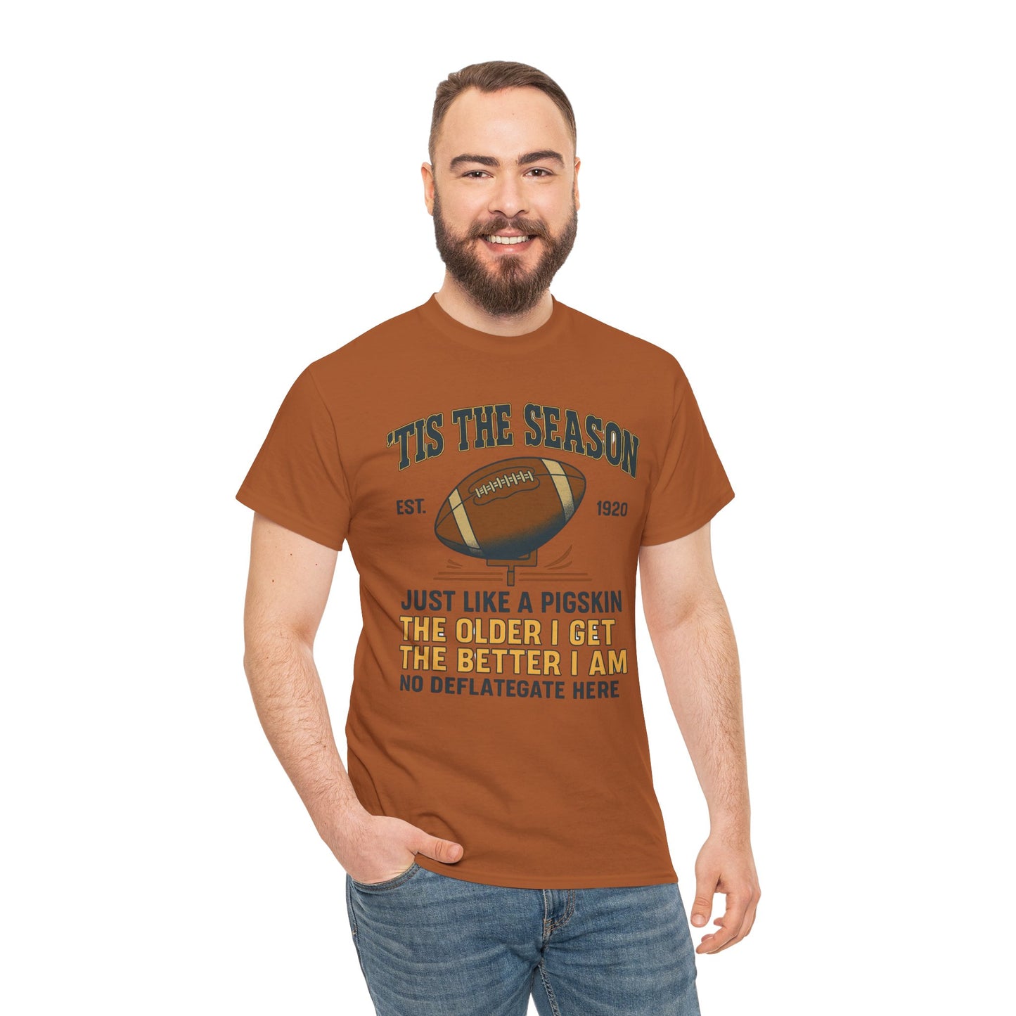 Football Season For The Ol' Man, Funny T-Shirt, Game Day Apparel, Gift for Football Fans, Sports Humor Shirt