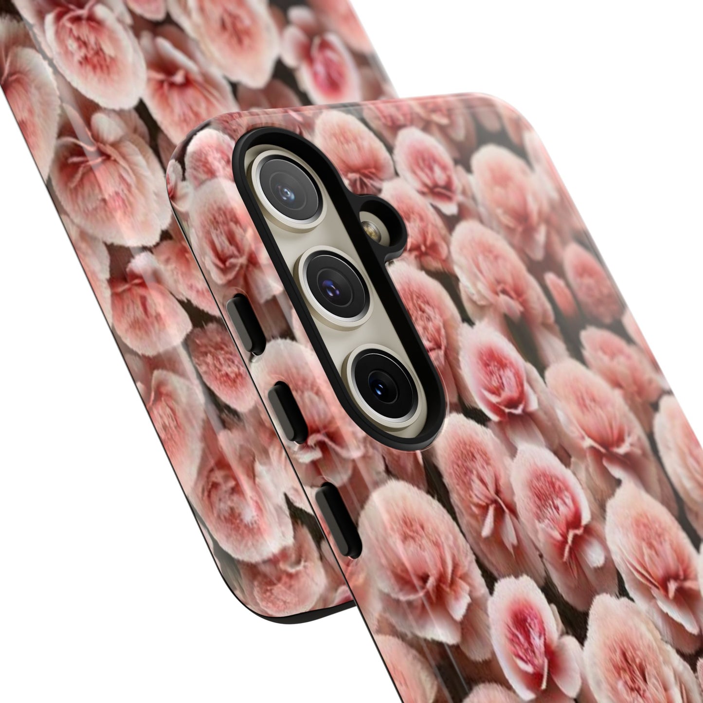 Pink Carnations - Durable Tough Phone Cases