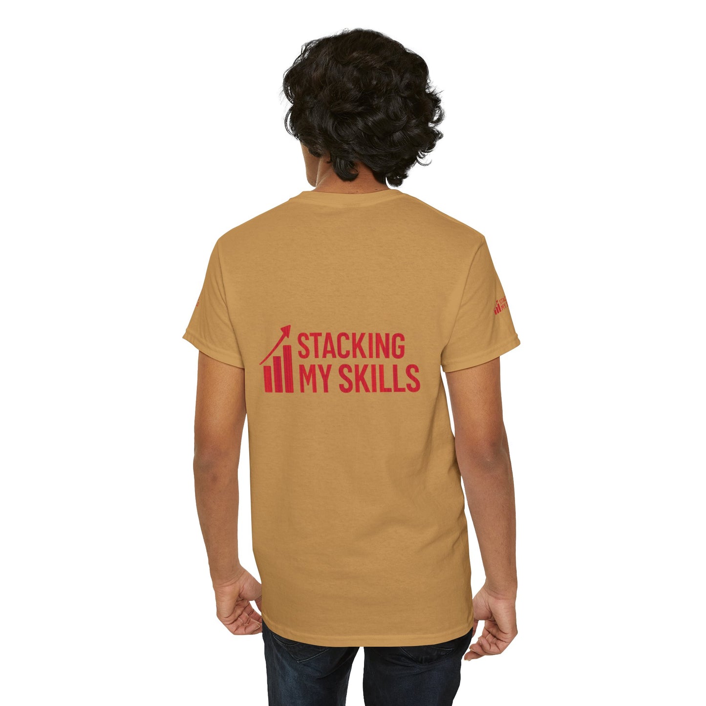 "Stacking My Skills" for Personal Growth, Motivational Tee