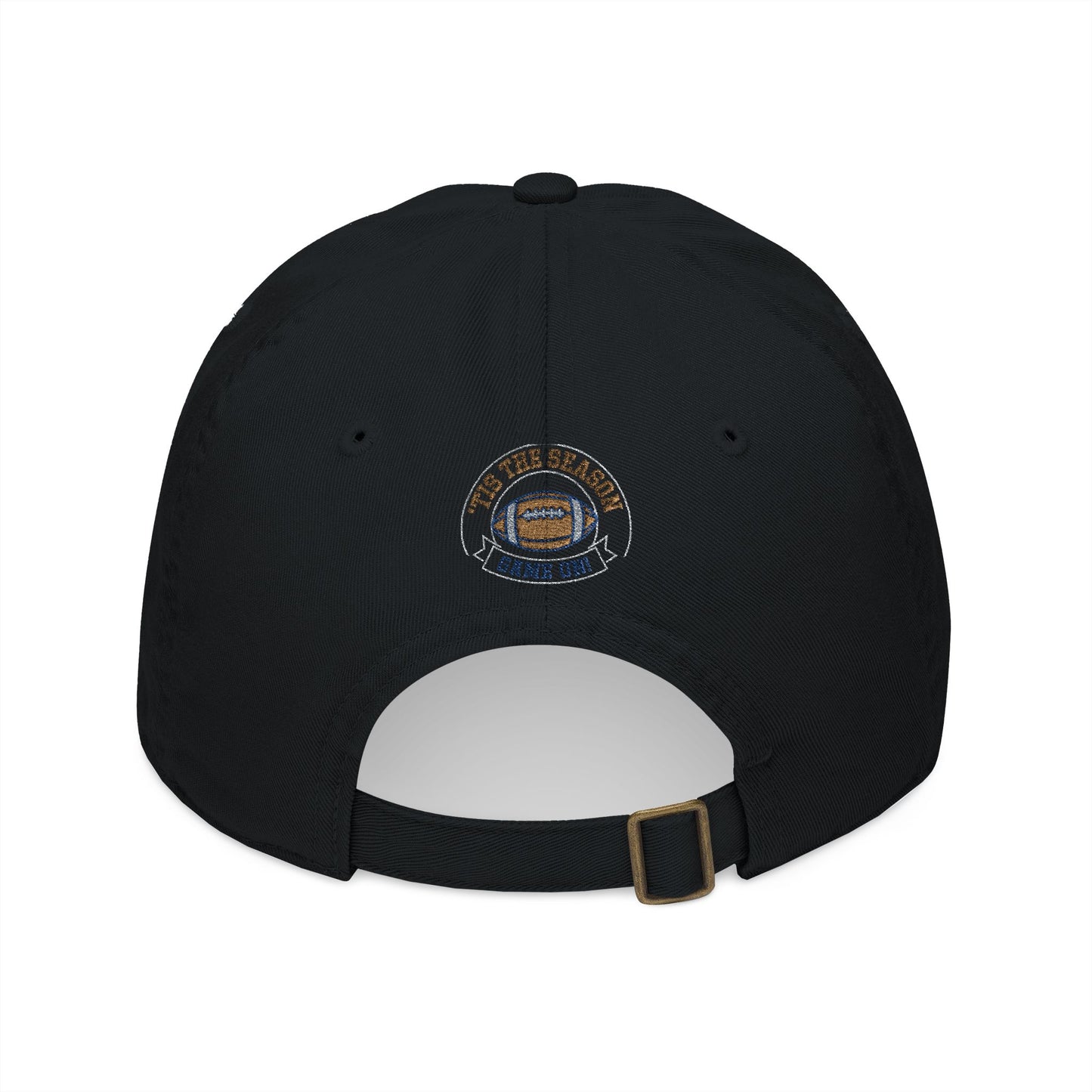 'TIS THE SEASON - GAME ON" Organic Embroidered Cap - Perfect for Sports Fans, Casual Outings, Gifts, Summer Wear, and Outdoor Adventures