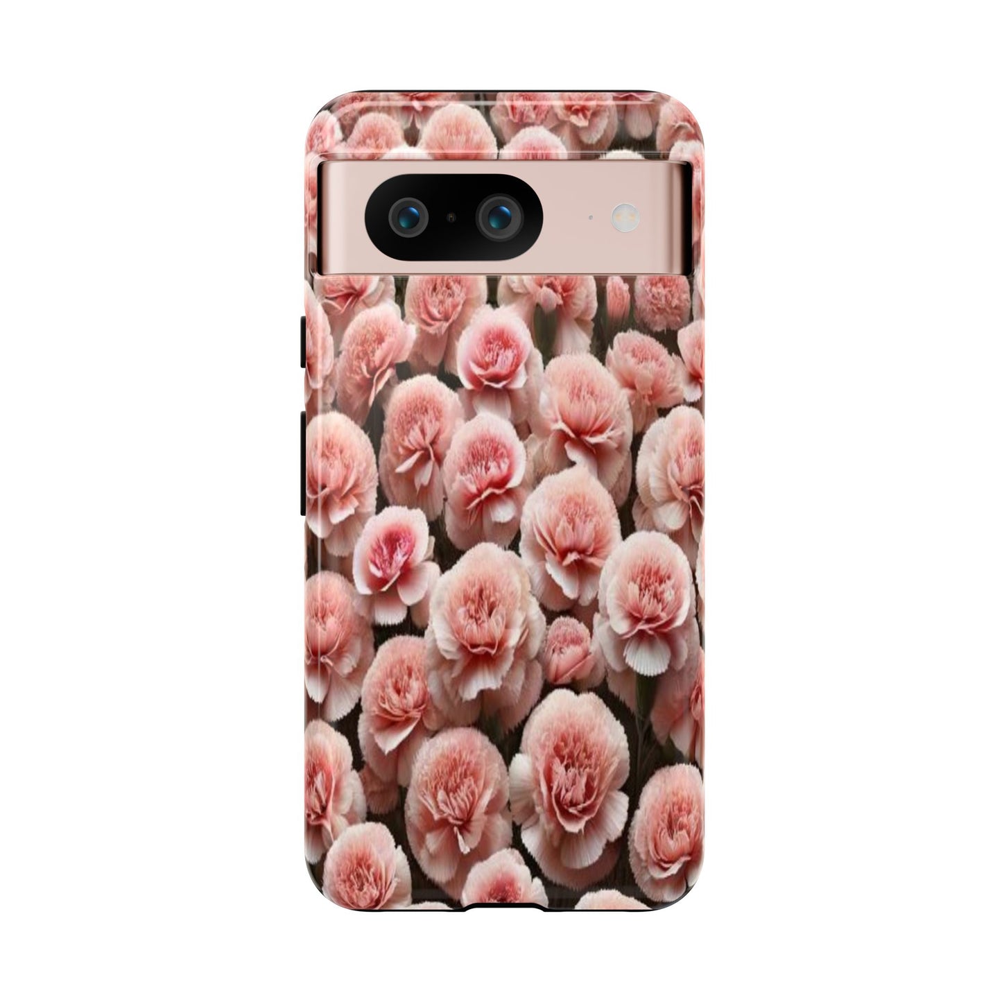 Pink Carnations - Durable Tough Phone Cases