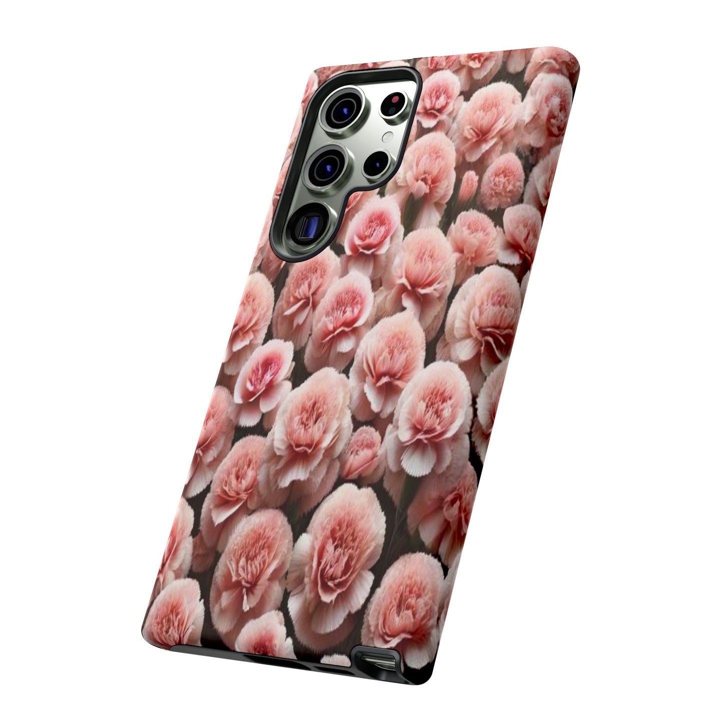 Pink Carnations - Durable Tough Phone Cases