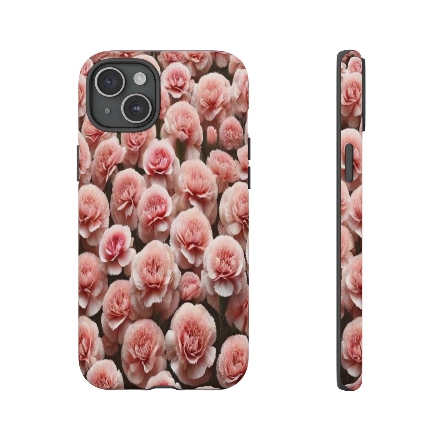 Pink Carnations - Durable Tough Phone Cases