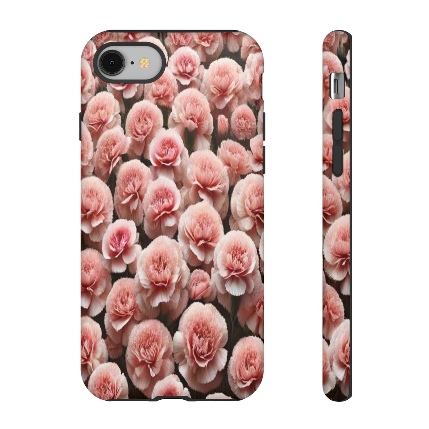 Pink Carnations - Durable Tough Phone Cases