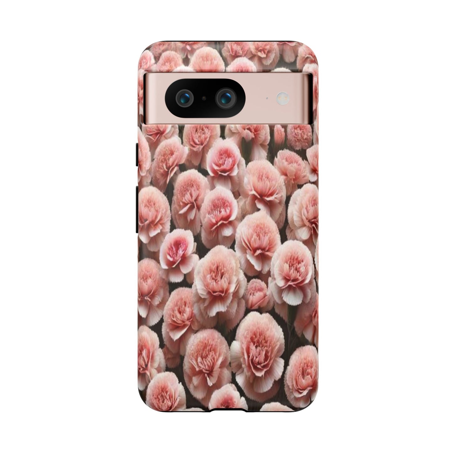 Pink Carnations - Durable Tough Phone Cases