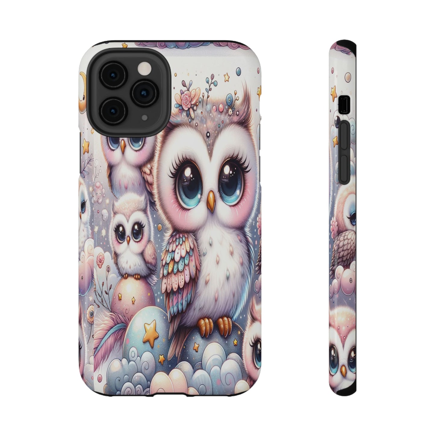 Cutesy Owl Impact-Resistant Phone Cases