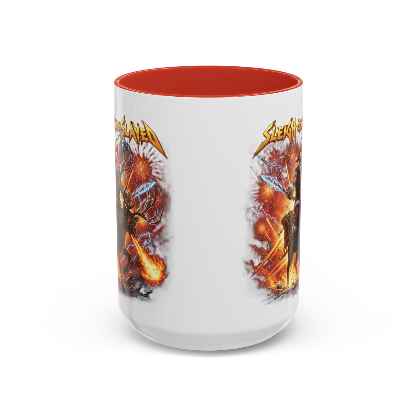 "Sleigh or Be Slayed" Mug | Ceramic Coffee Cup | Holiday Mug
