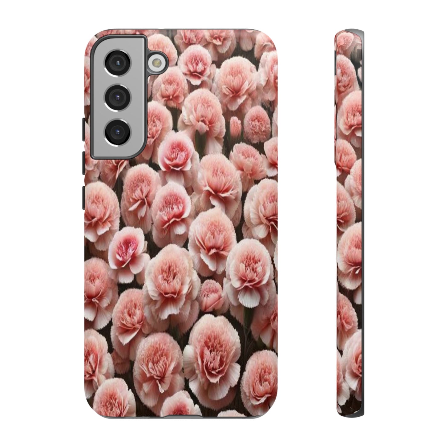 Pink Carnations - Durable Tough Phone Cases