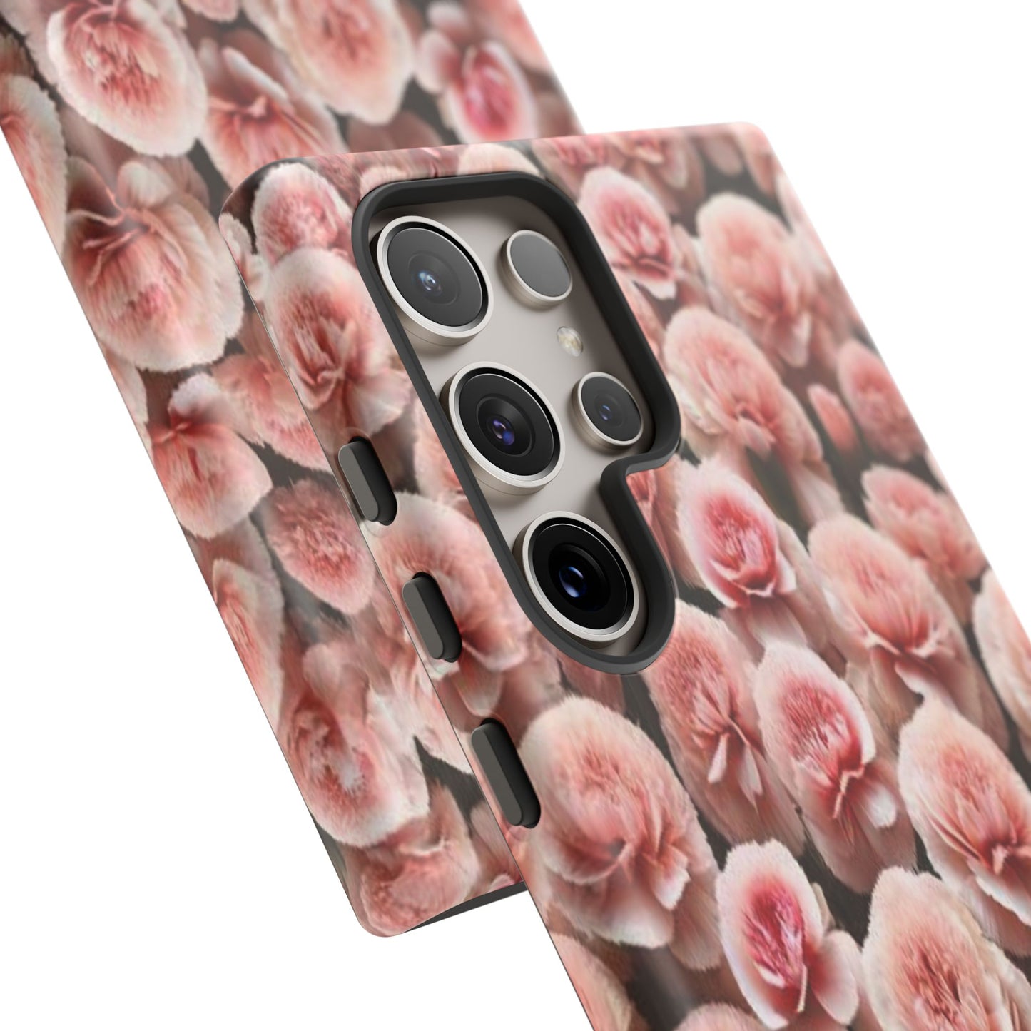 Pink Carnations - Durable Tough Phone Cases