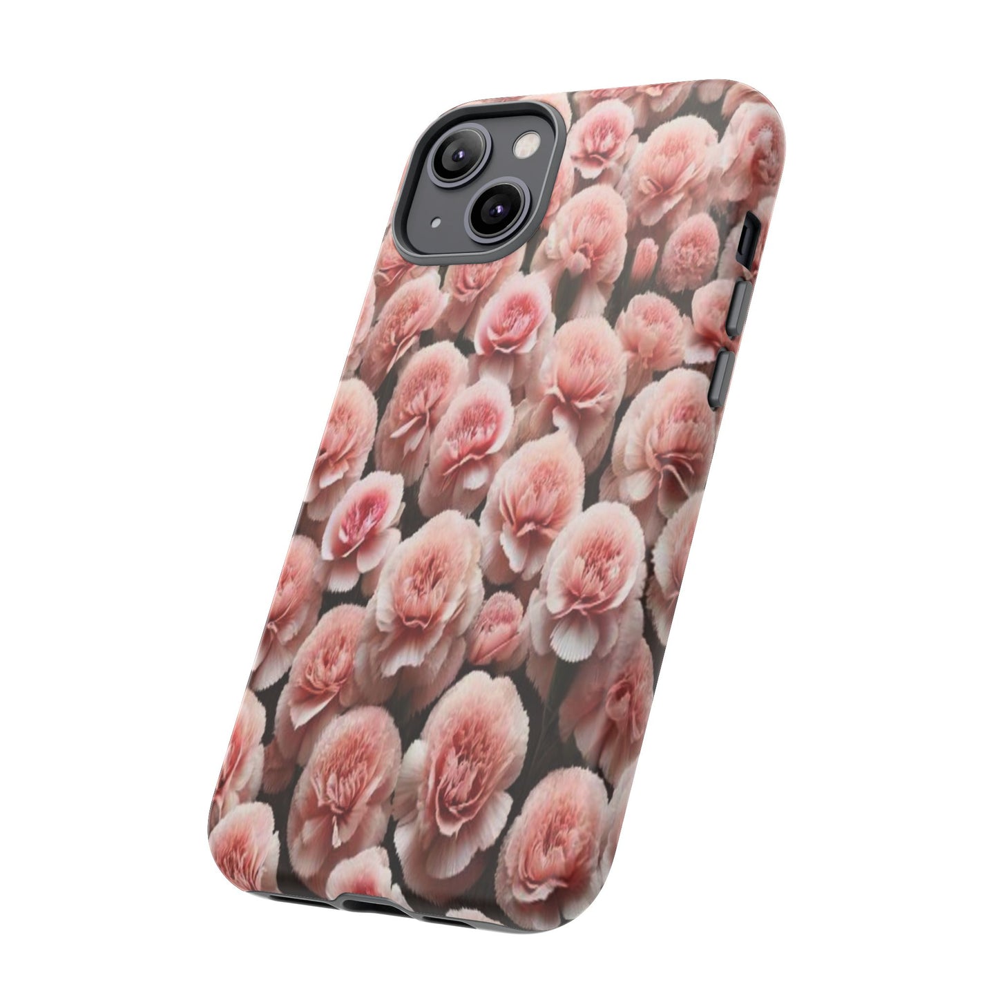 Pink Carnations - Durable Tough Phone Cases