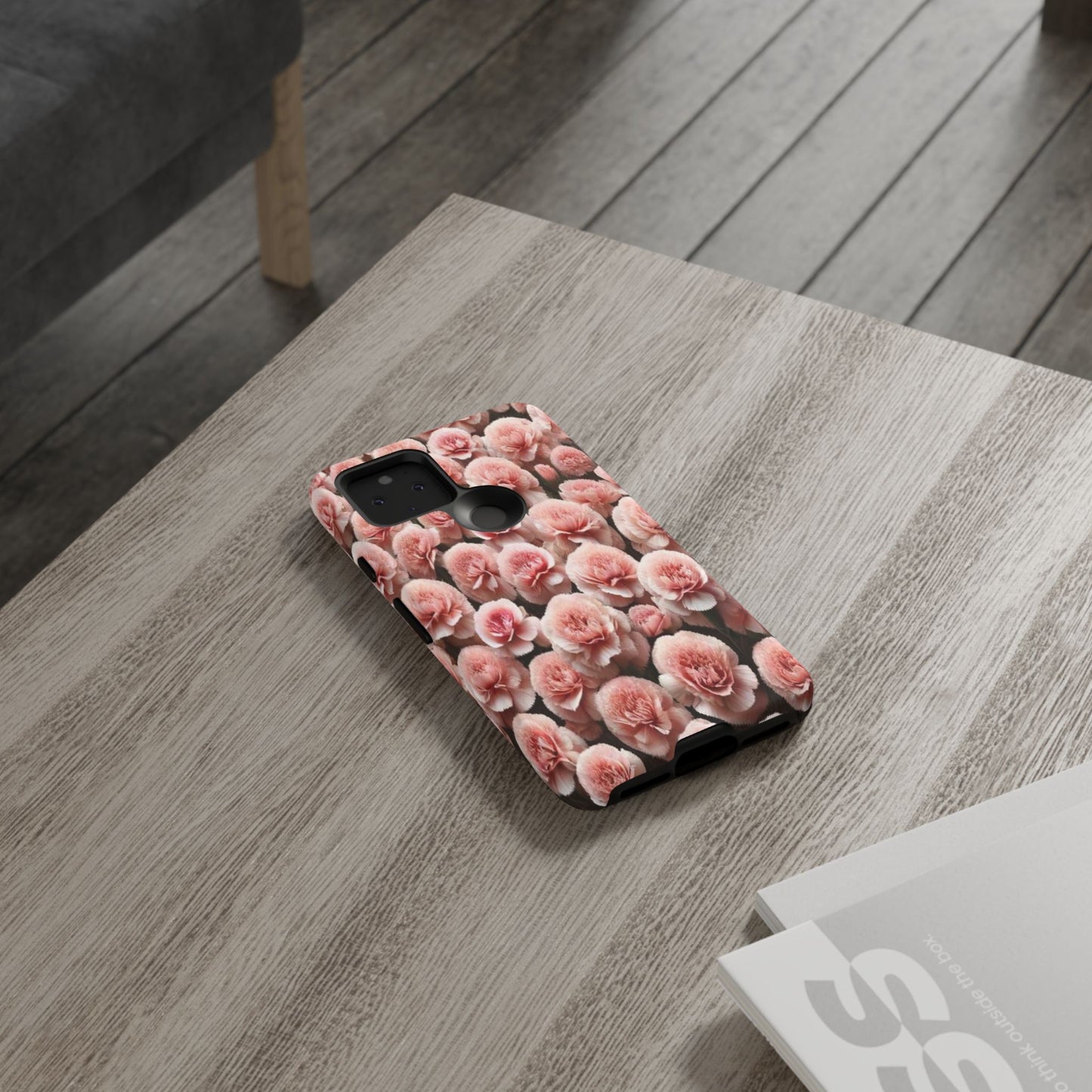 Pink Carnations - Durable Tough Phone Cases