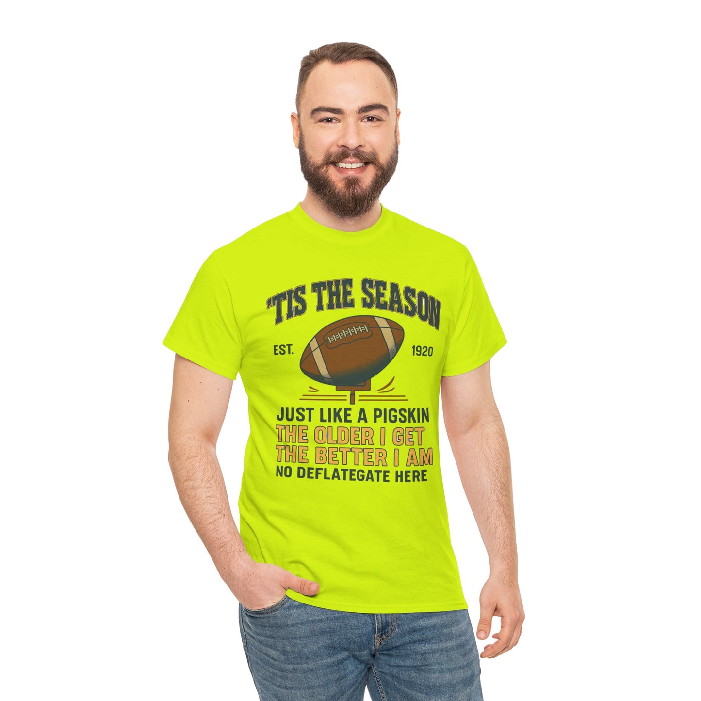 Football Season For The Ol' Man, Funny T-Shirt, Game Day Apparel, Gift for Football Fans, Sports Humor Shirt