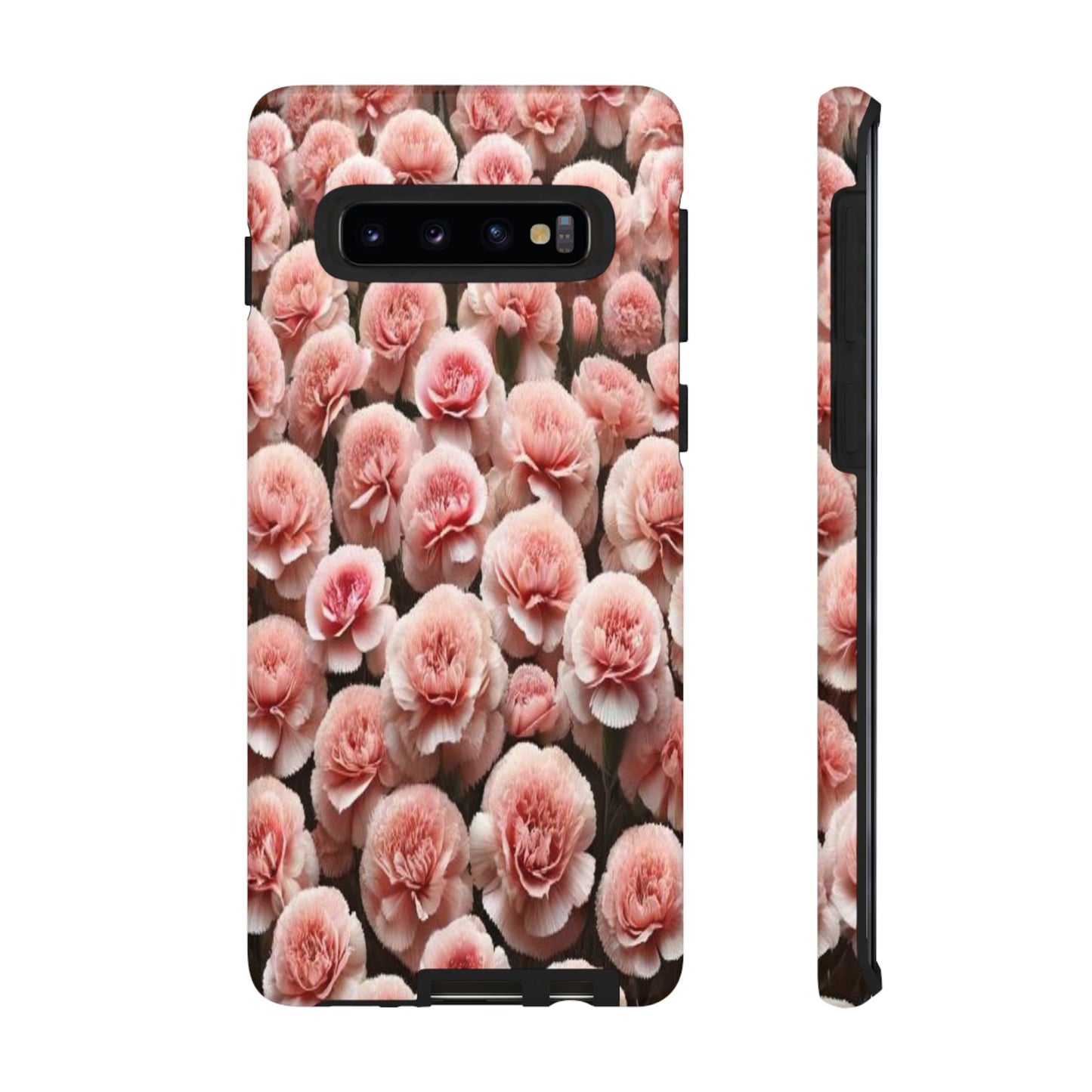 Pink Carnations - Durable Tough Phone Cases