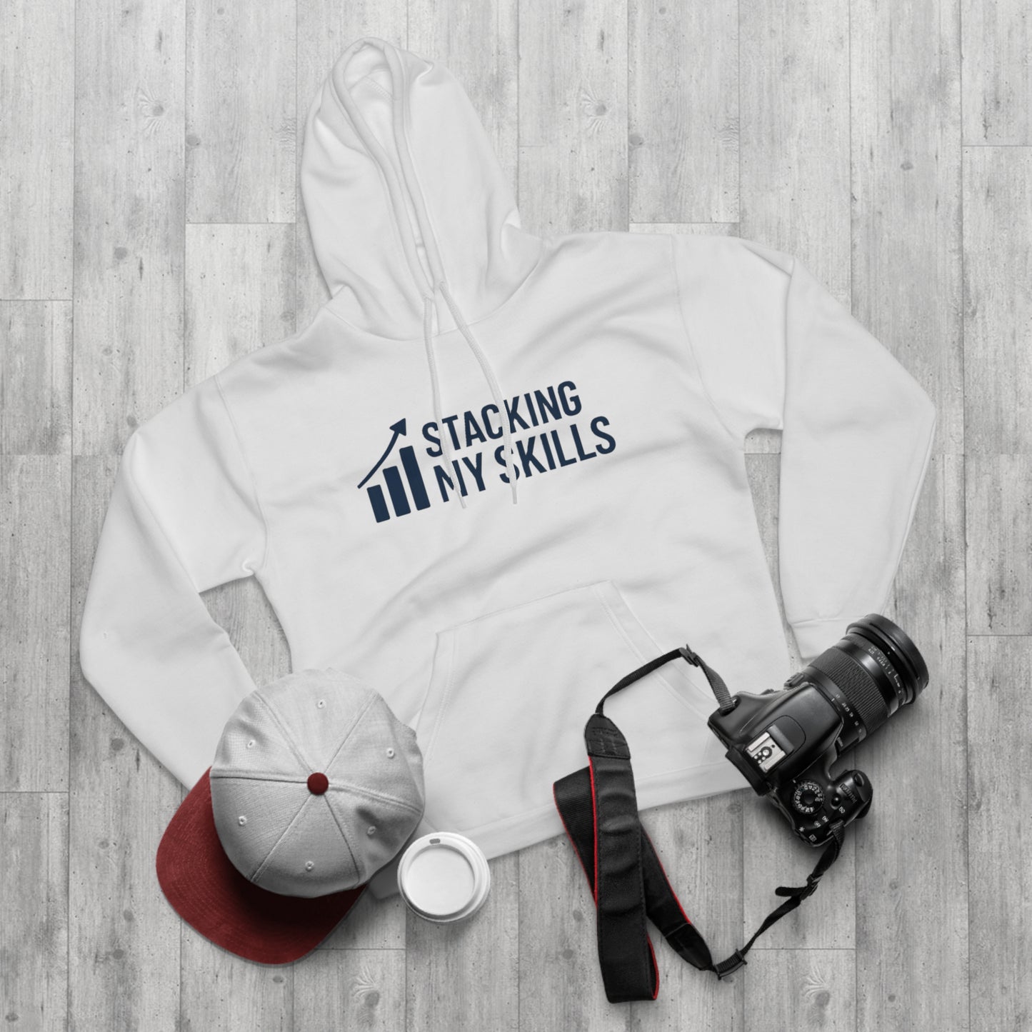"Stacking My Skills" and "Crush It" Pullover Hoodie