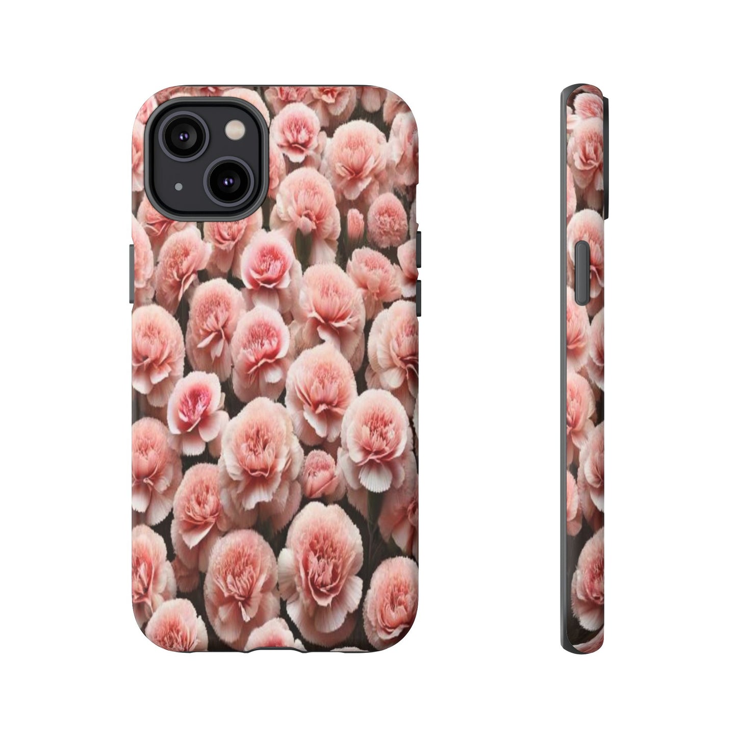 Pink Carnations - Durable Tough Phone Cases