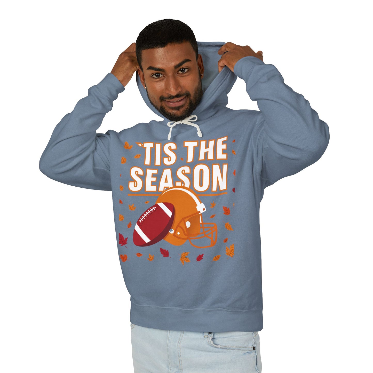 Tis The Season Apparel Fall Football Sweatshirt, Cozy Autumn Hoodie, Unisex Hooded Sweatshirt, Perfect for Game Day