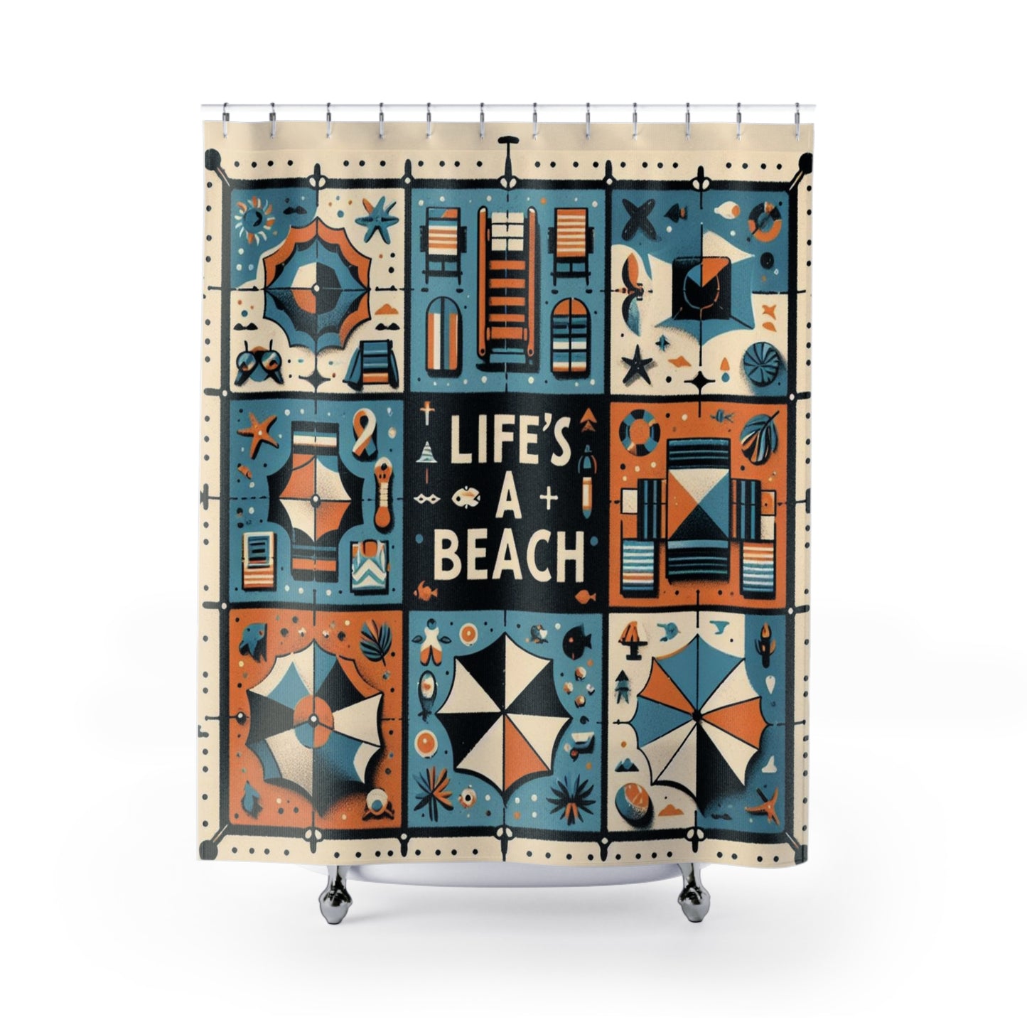 Life's A Beach Shower Curtains