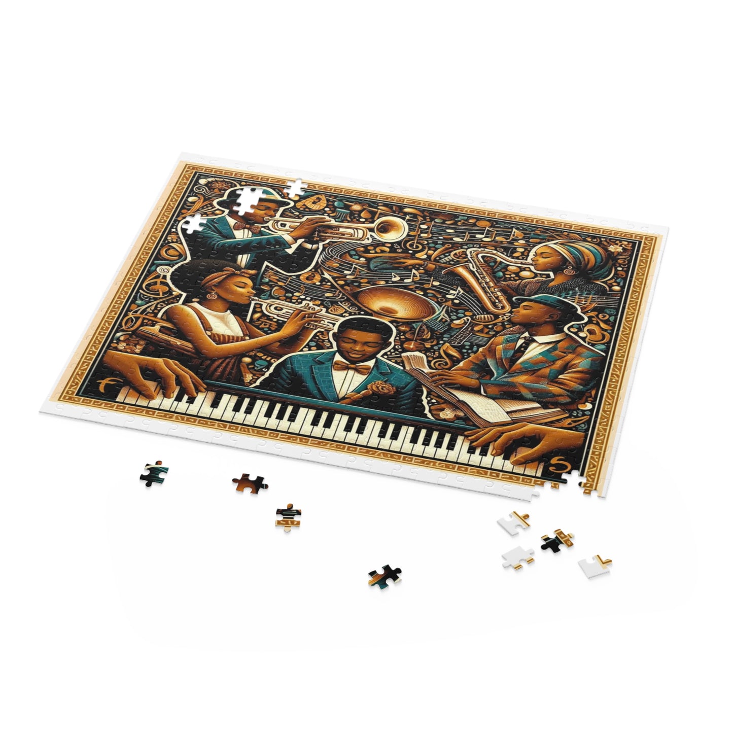 A Jazz Ensemble Puzzle (120, 252, 500-Piece)