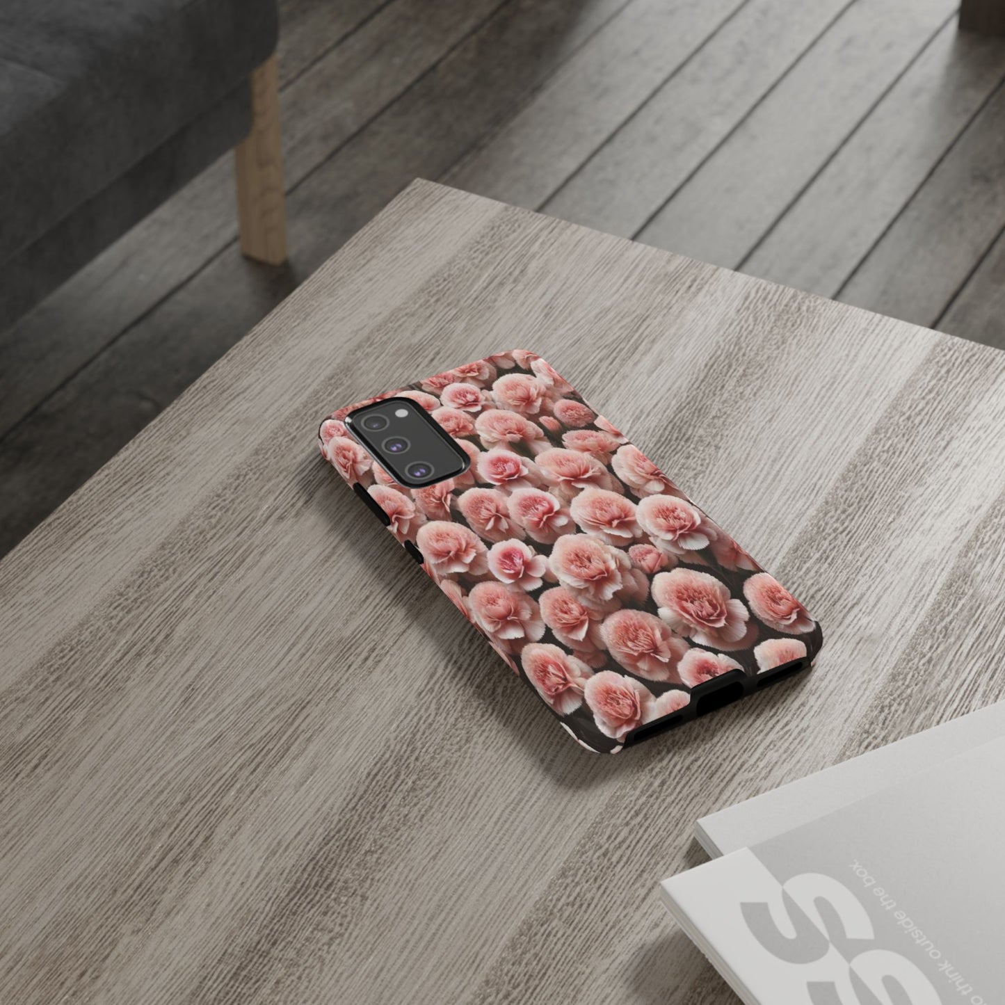 Pink Carnations - Durable Tough Phone Cases