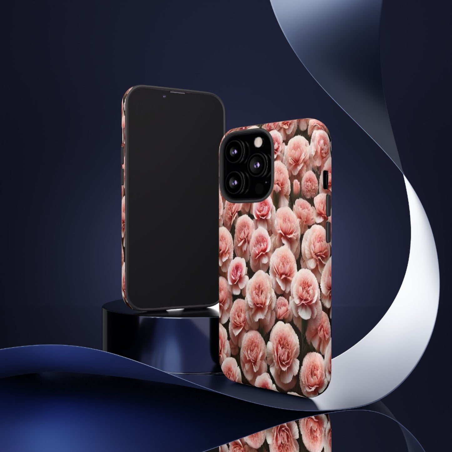 Pink Carnations - Durable Tough Phone Cases