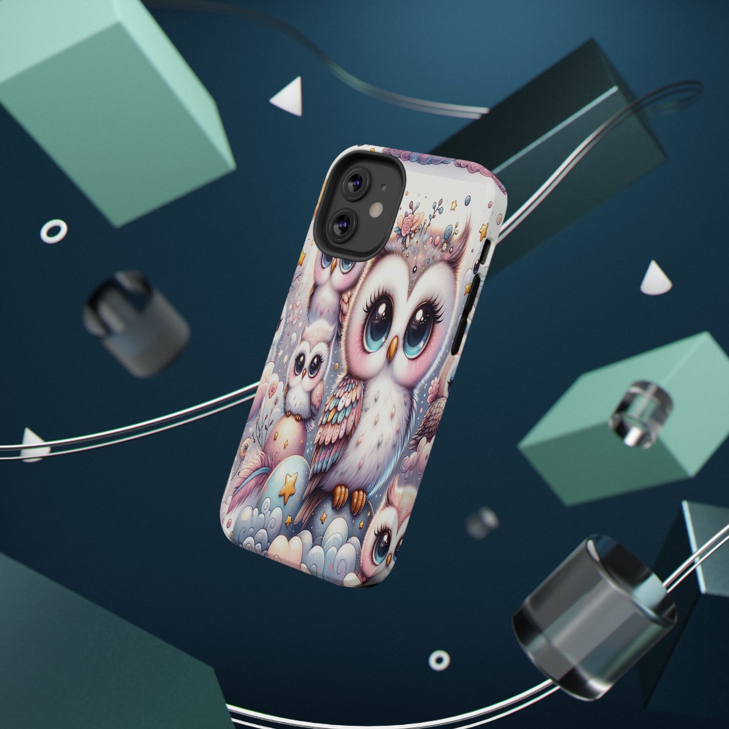 Cutesy Owl Impact-Resistant Phone Cases