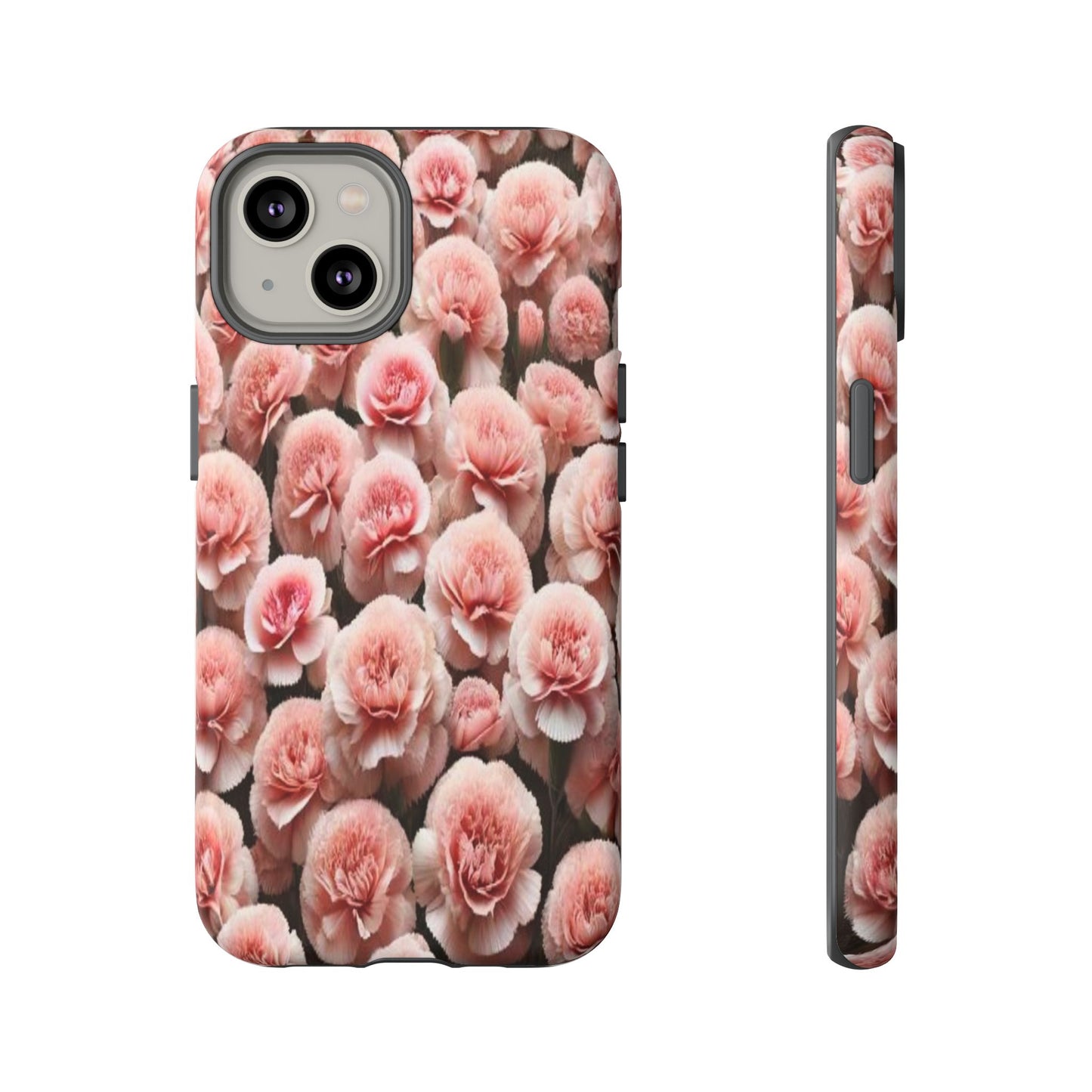Pink Carnations - Durable Tough Phone Cases