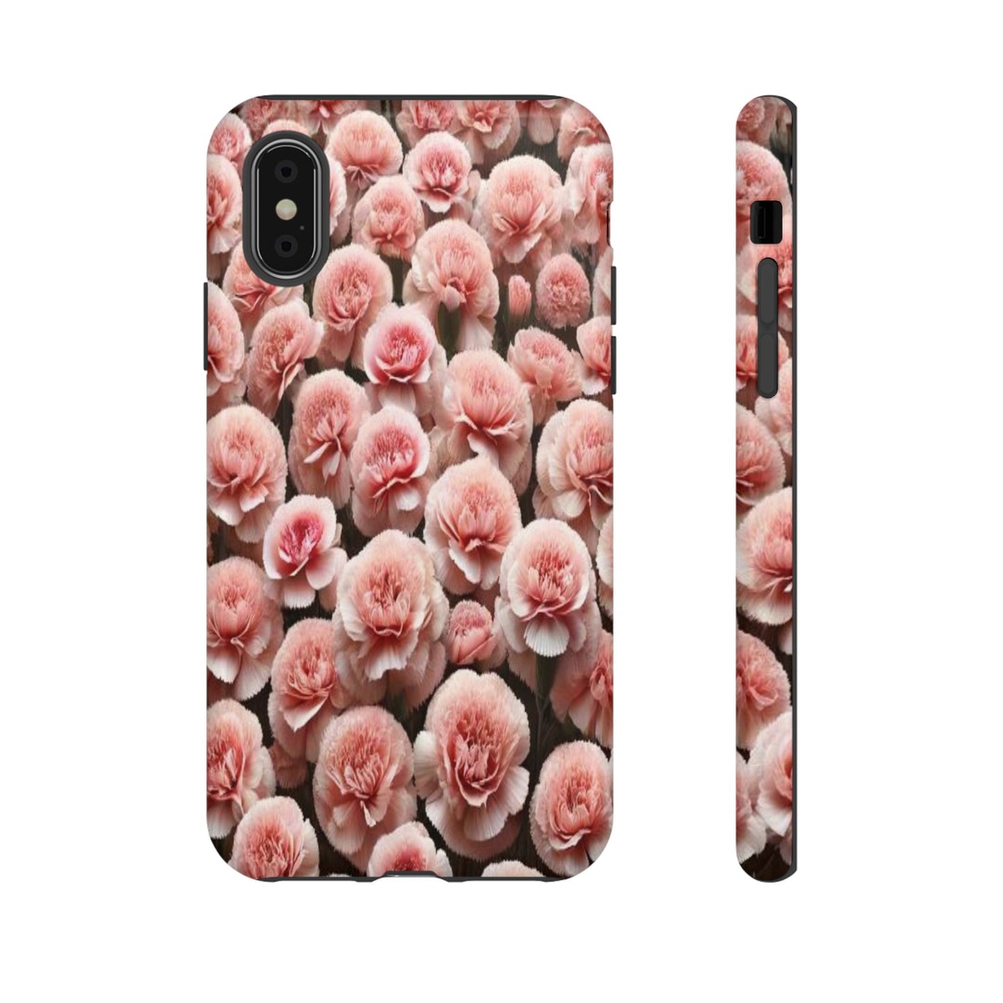 Pink Carnations - Durable Tough Phone Cases