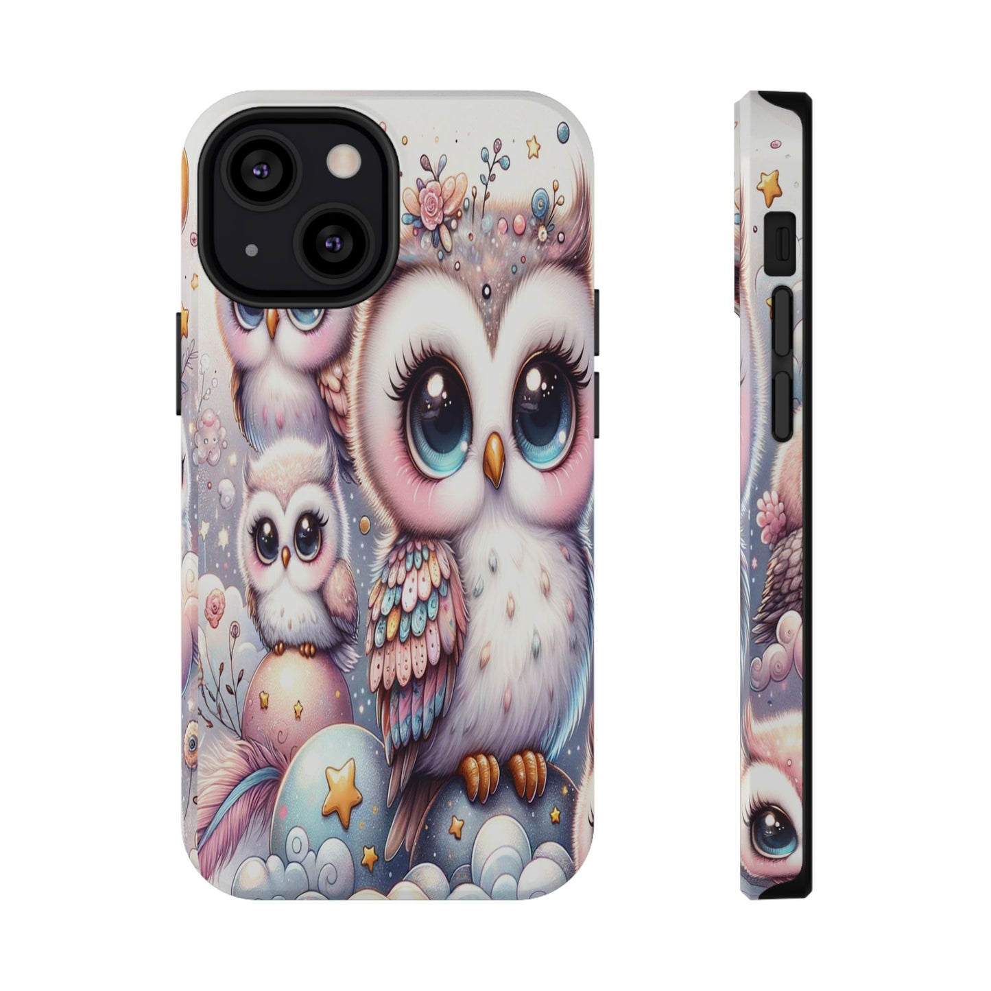 Cutesy Owl Impact-Resistant Phone Cases