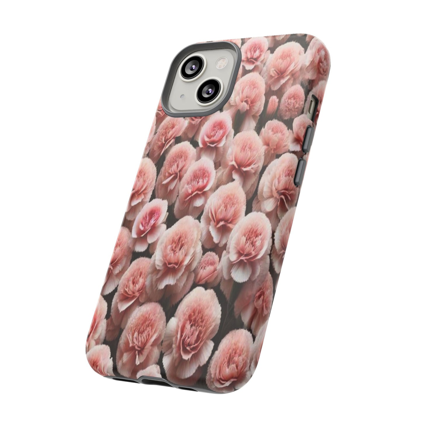 Pink Carnations - Durable Tough Phone Cases